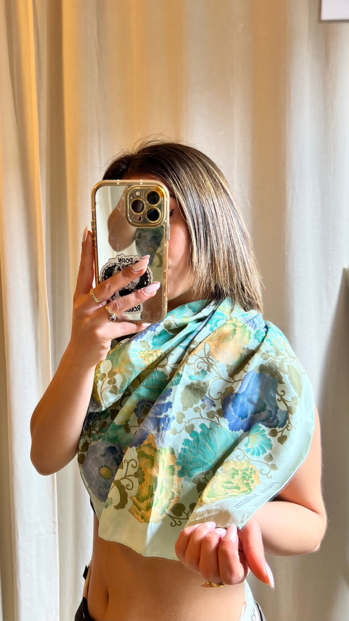 Foulard Pierre Balmain vintage