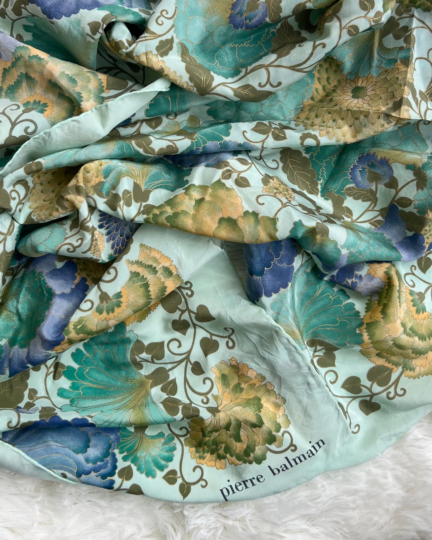 Foulard Pierre Balmain vintage