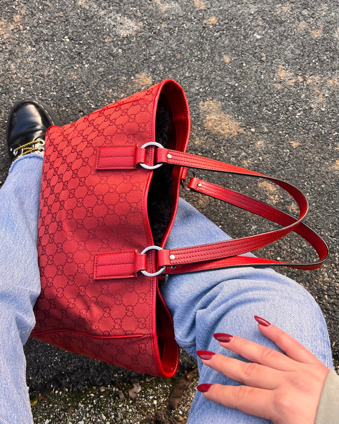 Shopper Gucci rossa