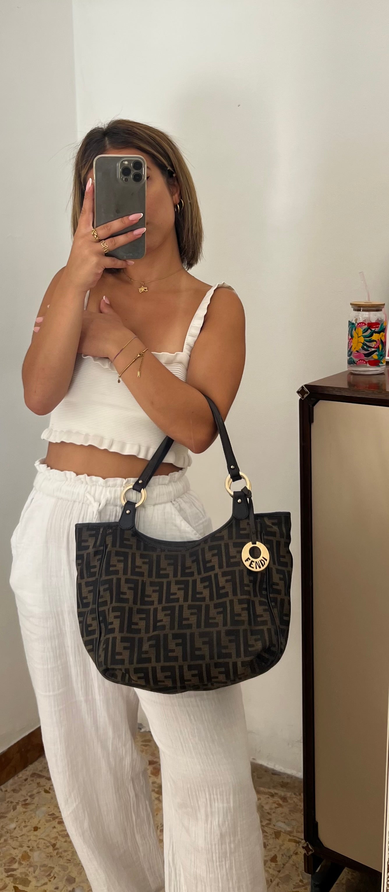 Borsa Fendi zucca