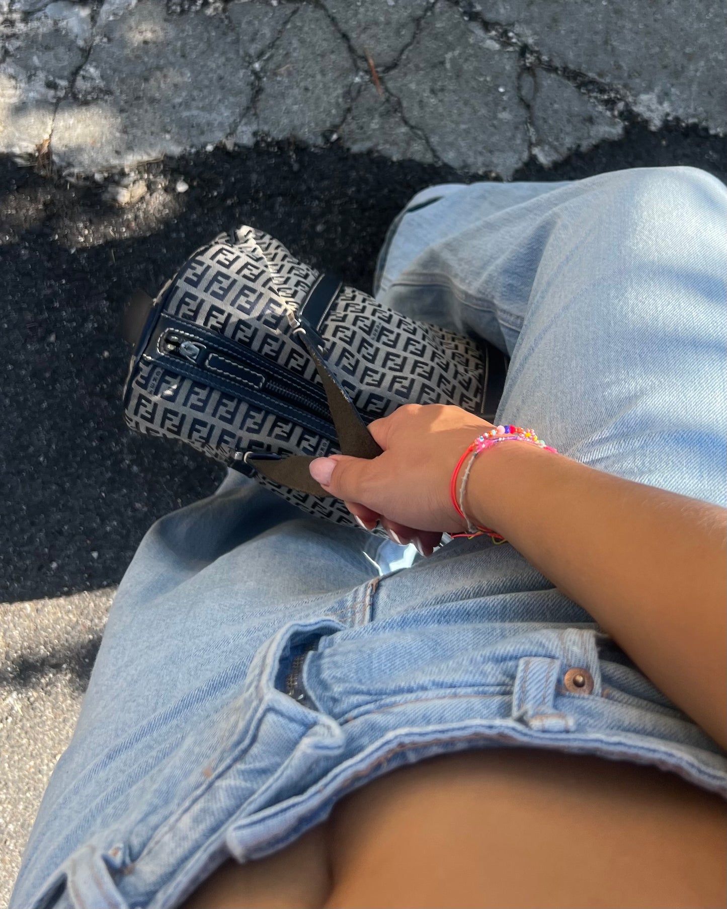 Bauletto Fendi zucchino