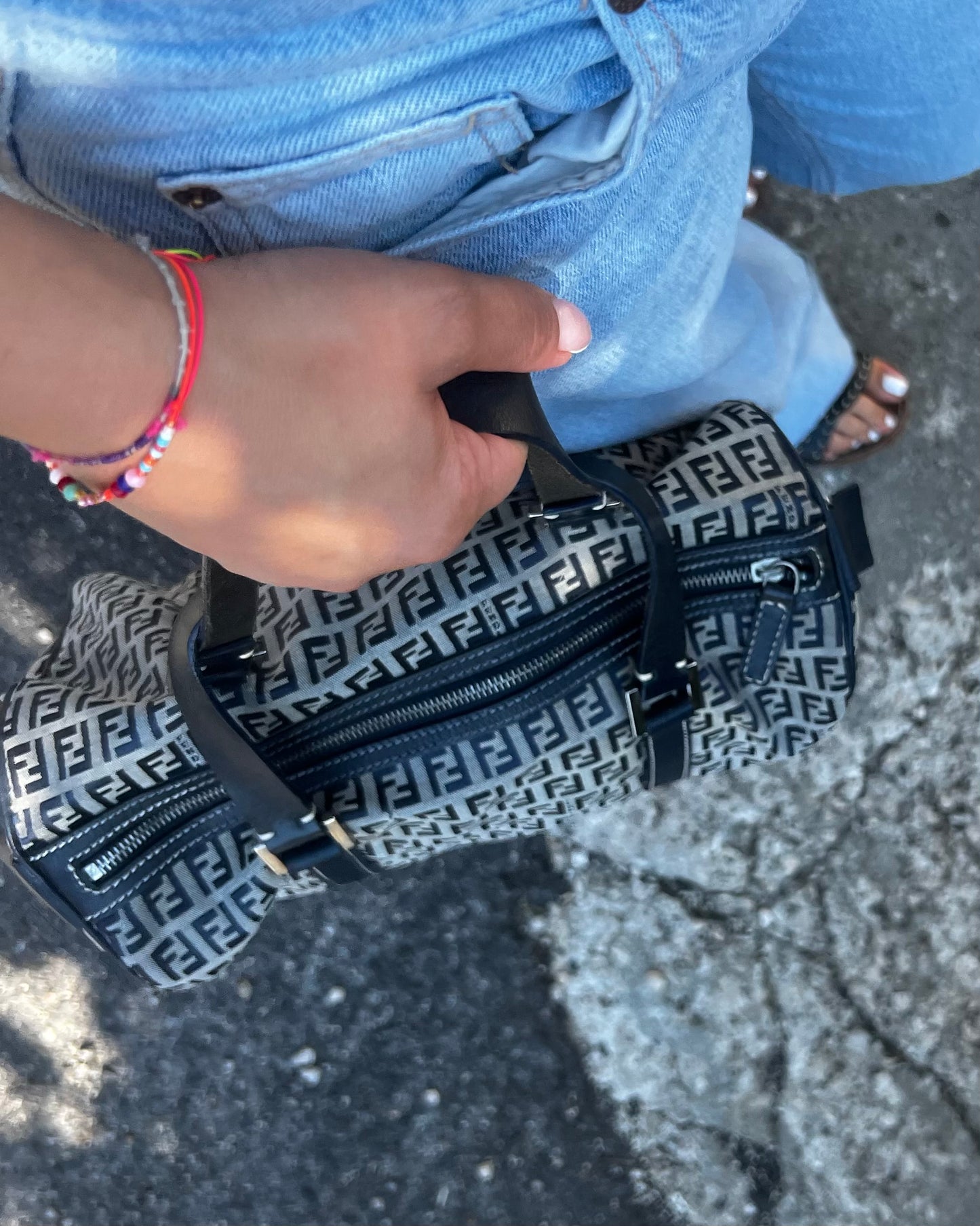 Bauletto Fendi zucchino