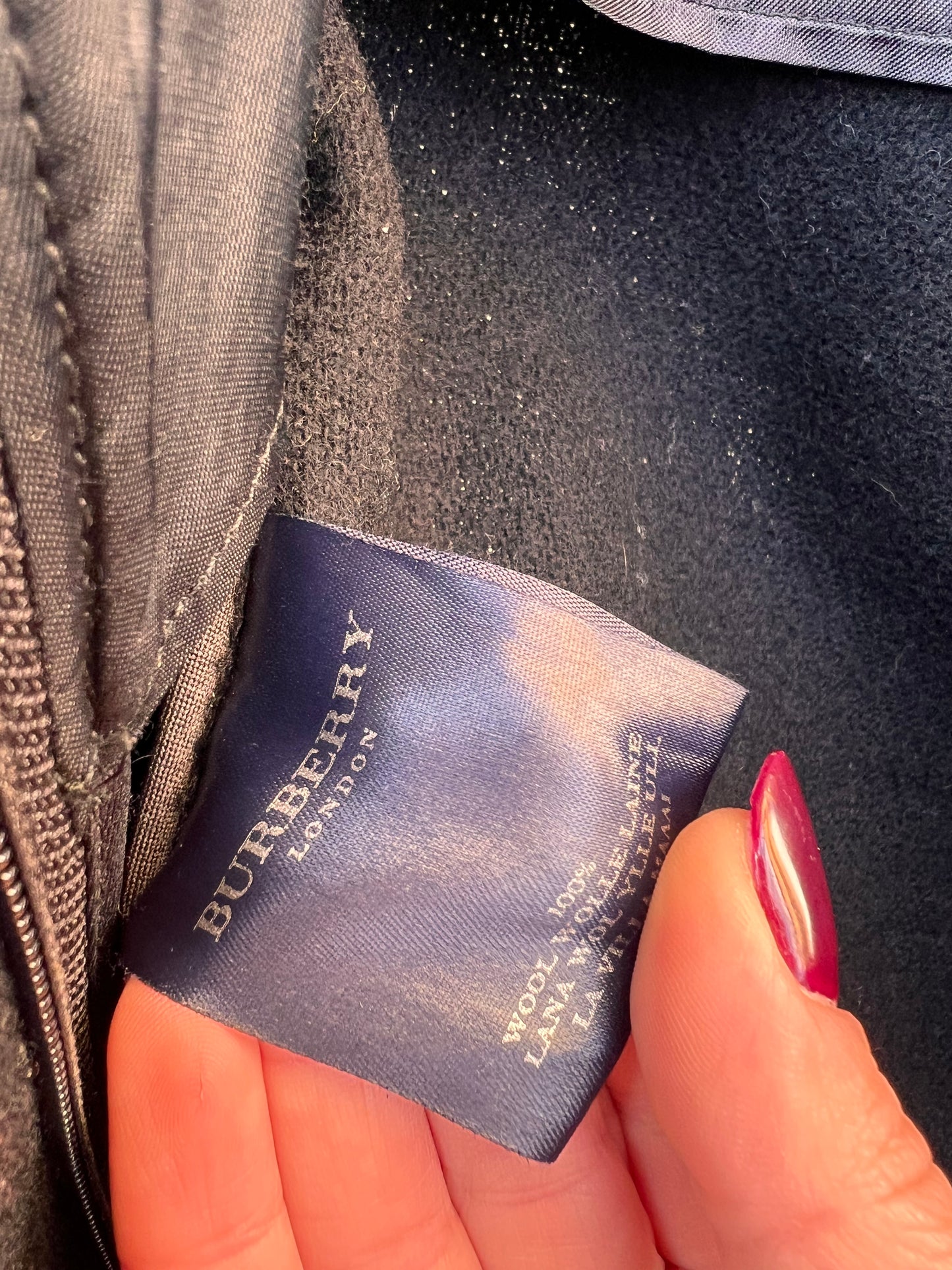 Montgomery Burberry in lana