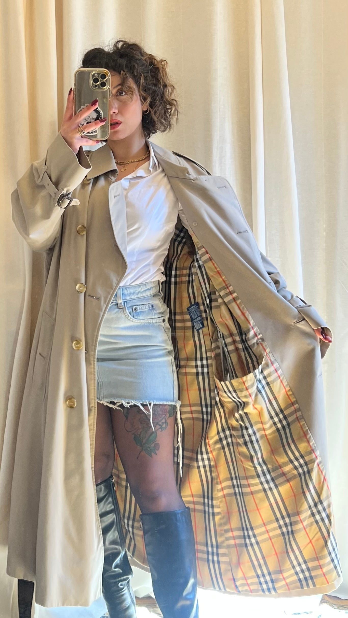 Trench Burberry doppio petto