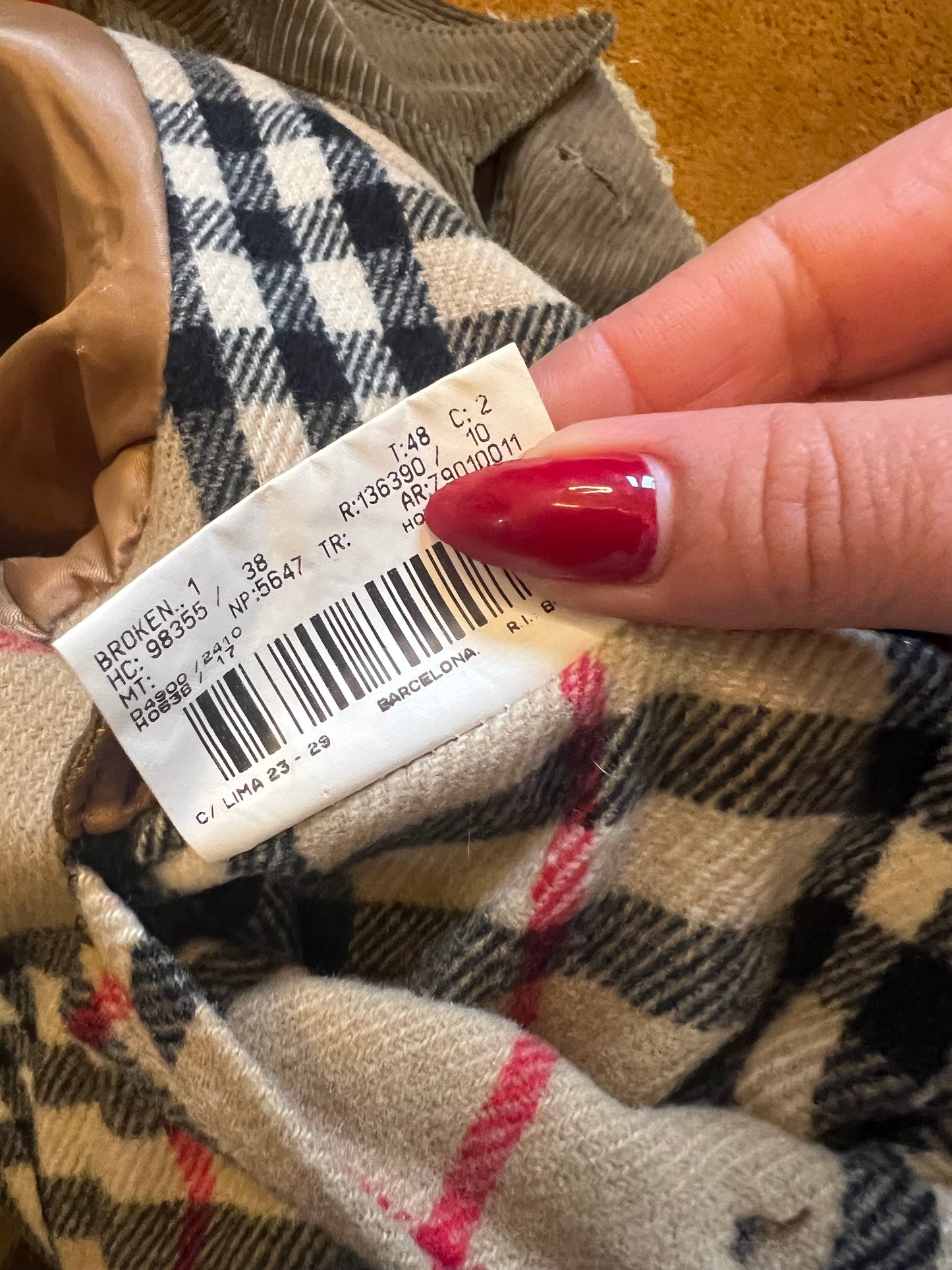 Giacca doppio petto Burberry