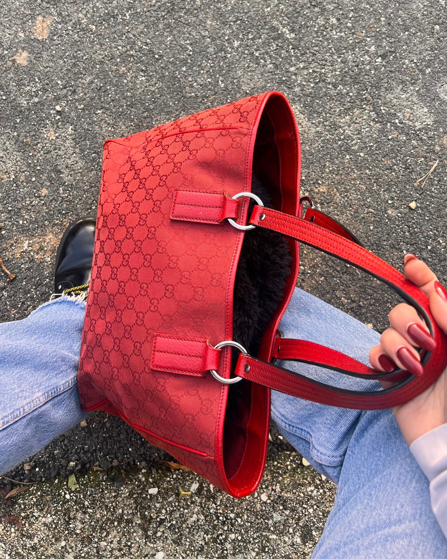 Shopper Gucci rossa