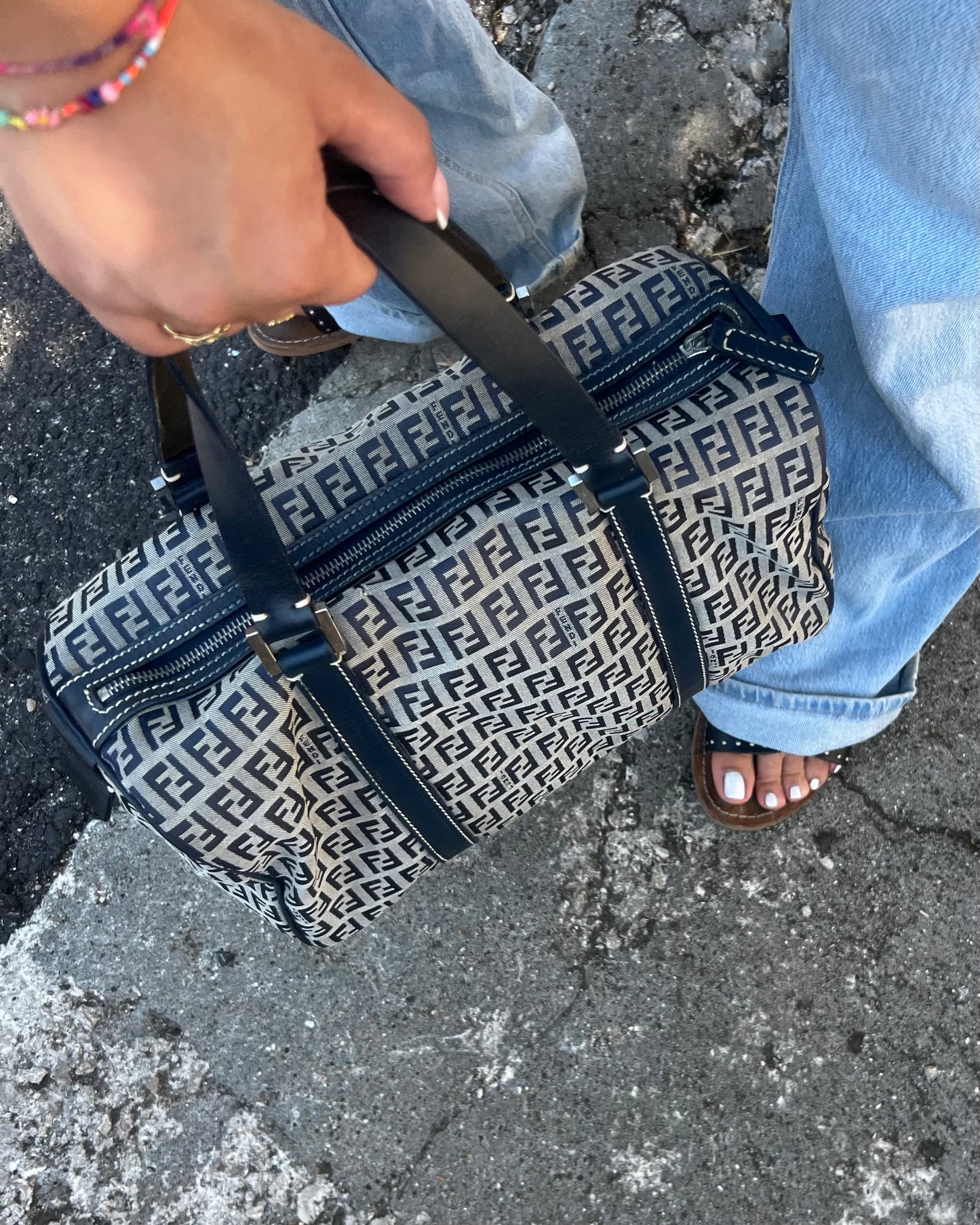 Bauletto Fendi zucchino
