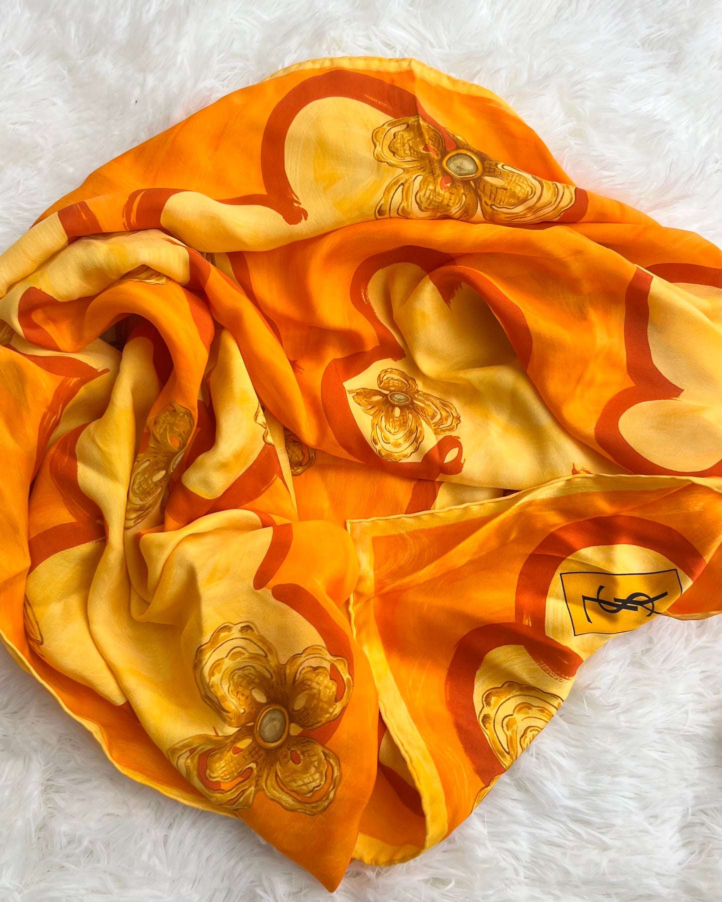 Foulard Yves Saint Laurent vintage
