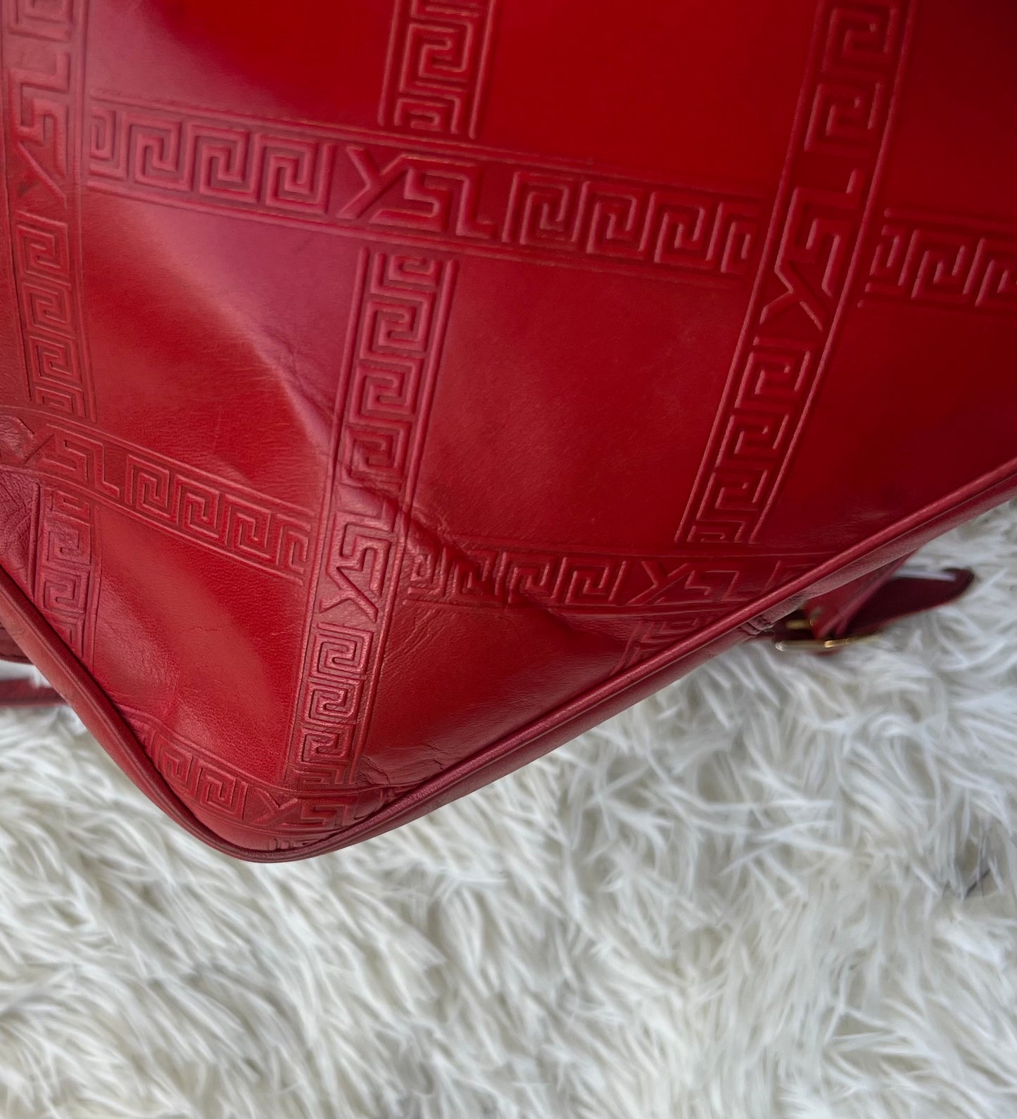 Super rare 70's Ysl Red bag