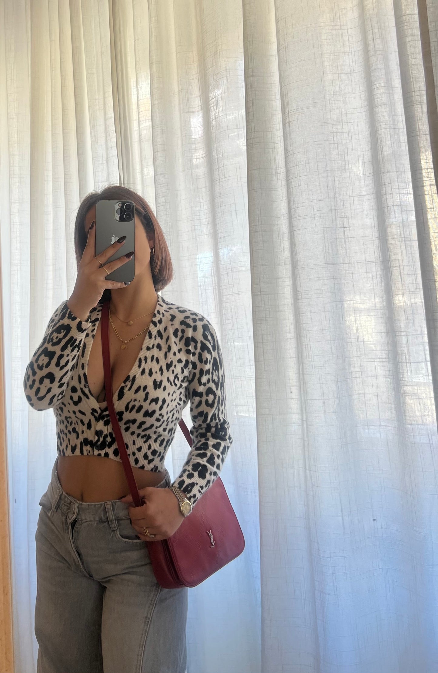 Super rare 70's Ysl Red bag