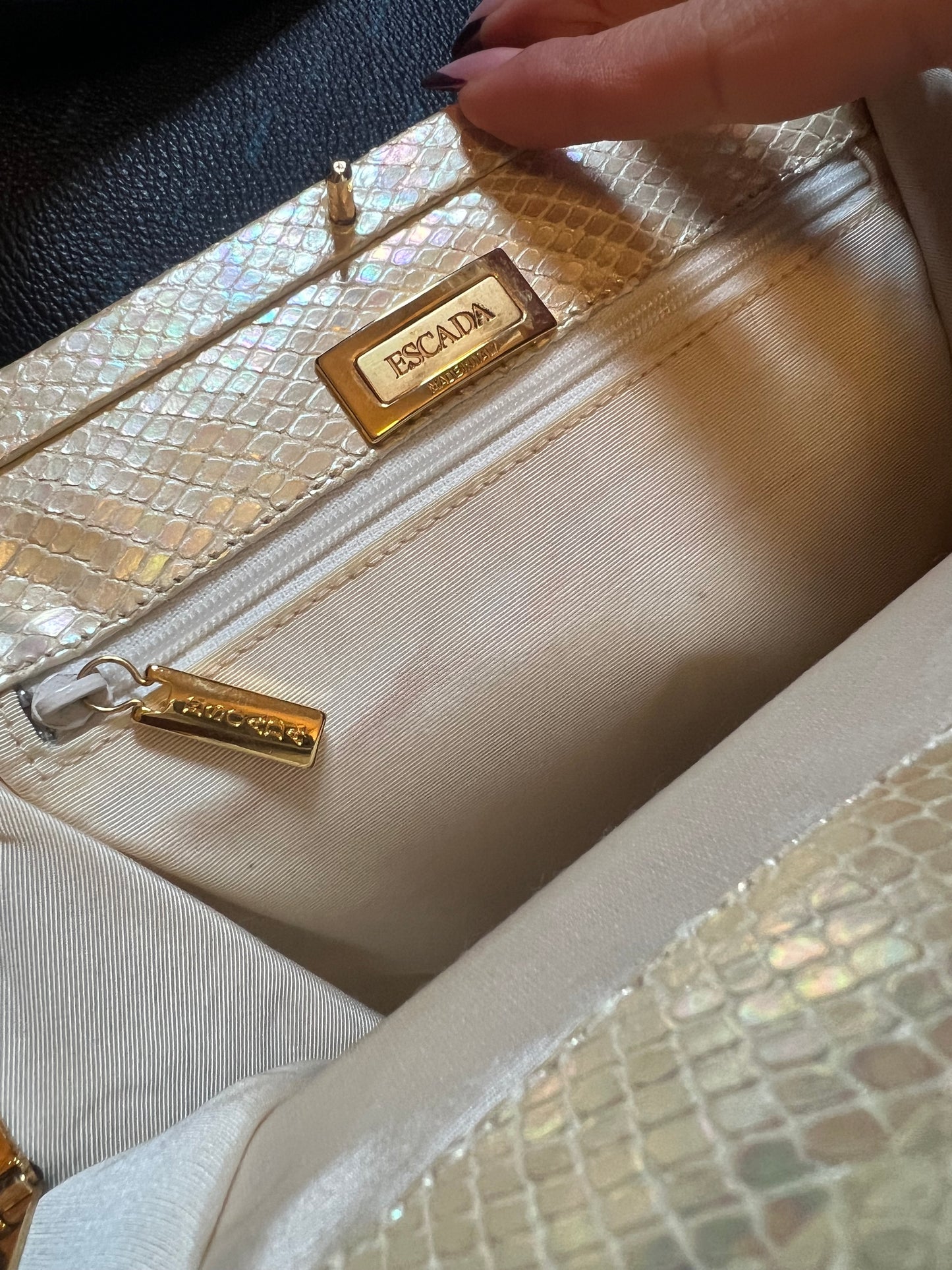 Borsa Escada in pitone