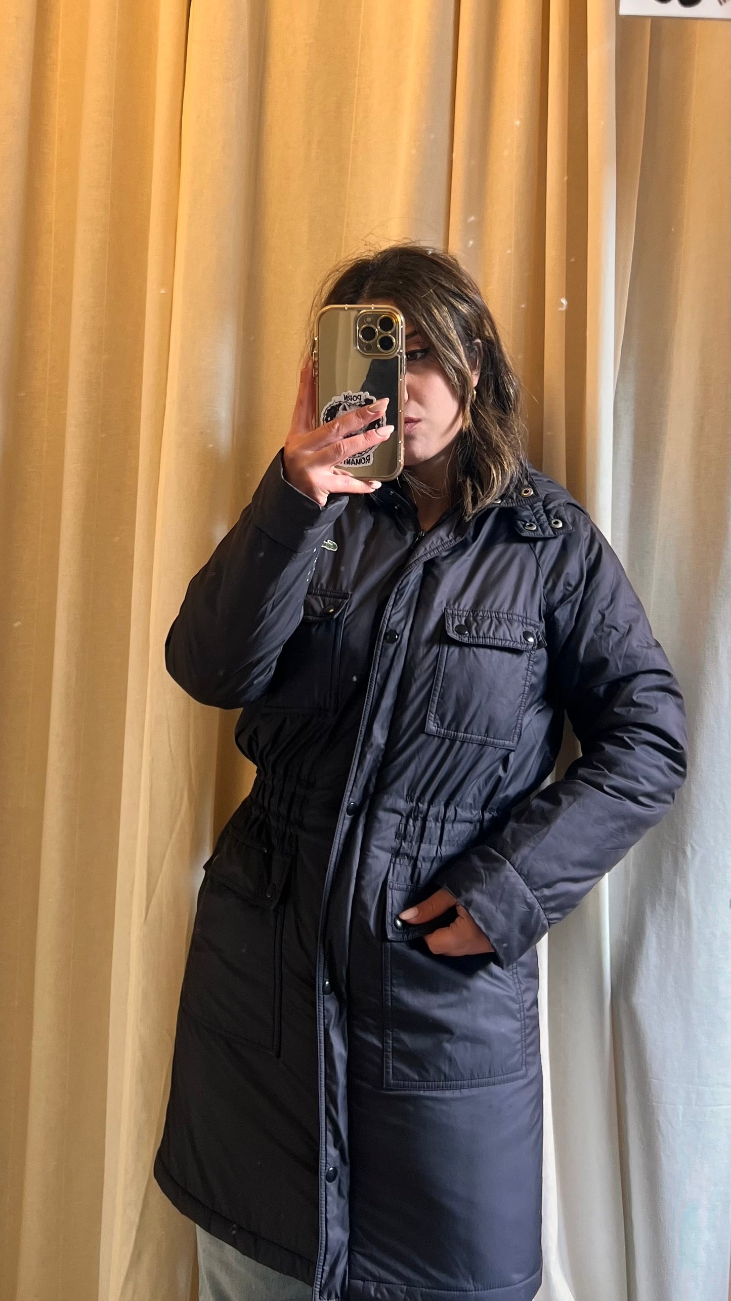 Piumino lungo Lacoste