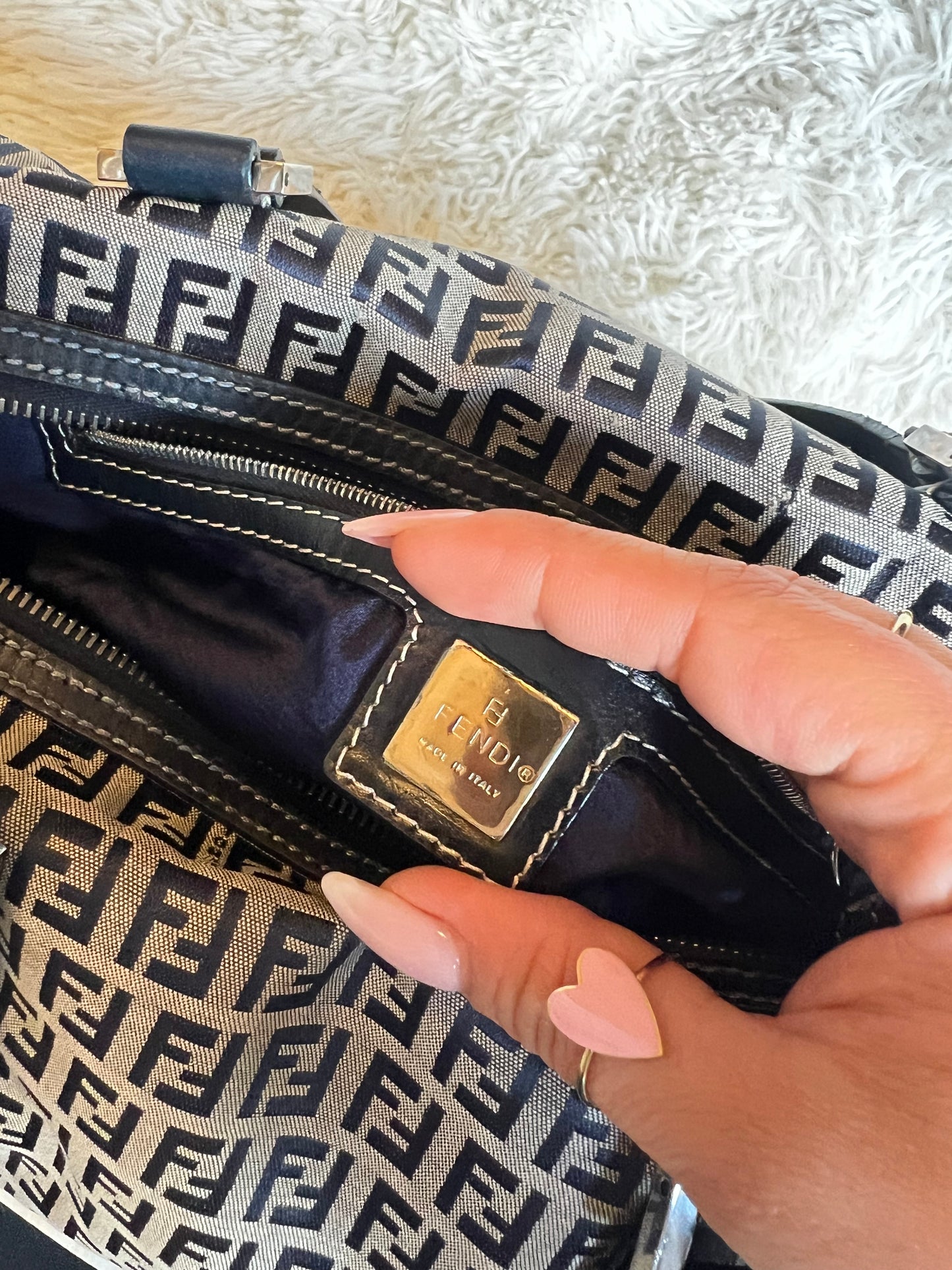 Bauletto Fendi zucchino