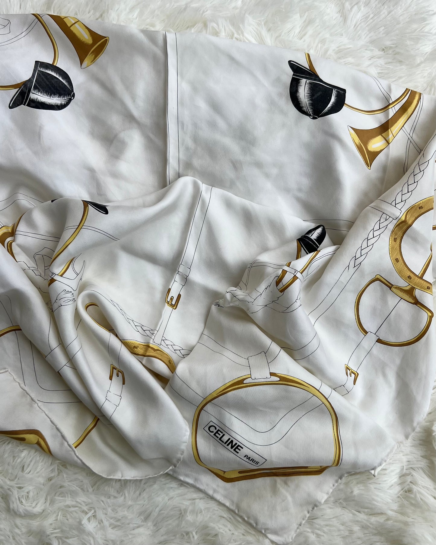 Foulard Celine vintage