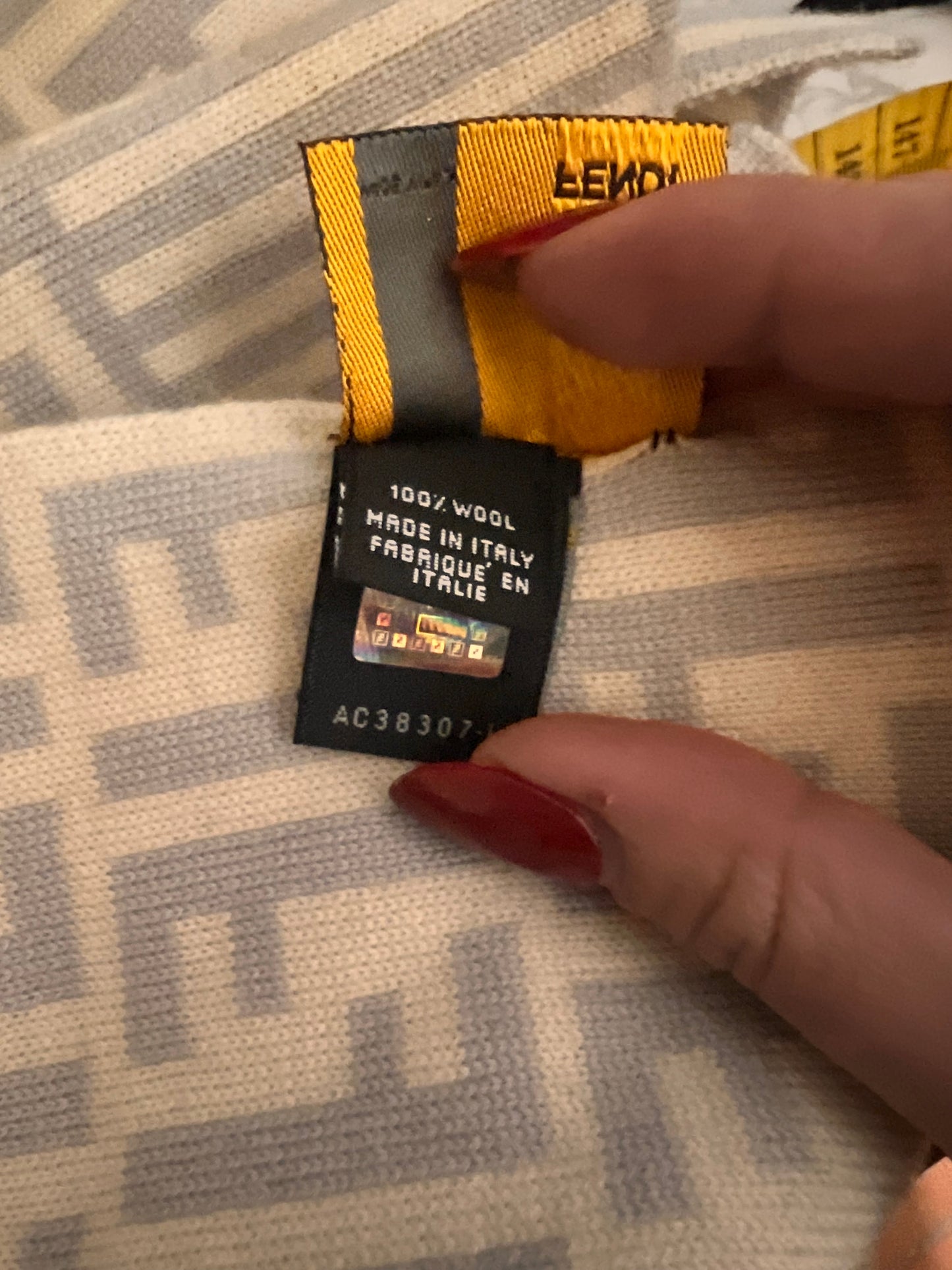 Maxi sciarpa Fendi monogram