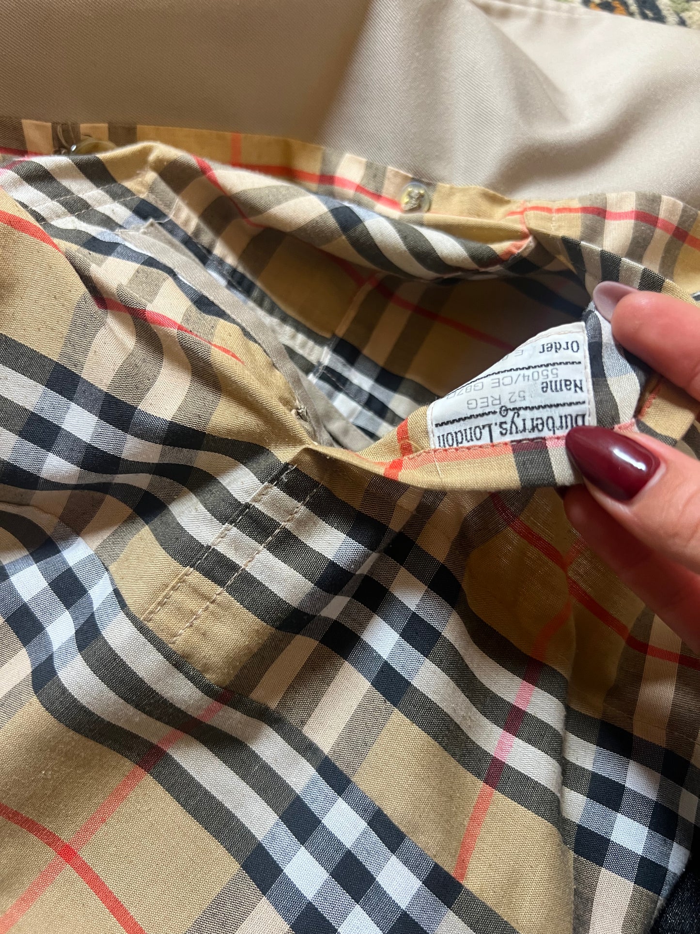Trench Burberry doppio petto
