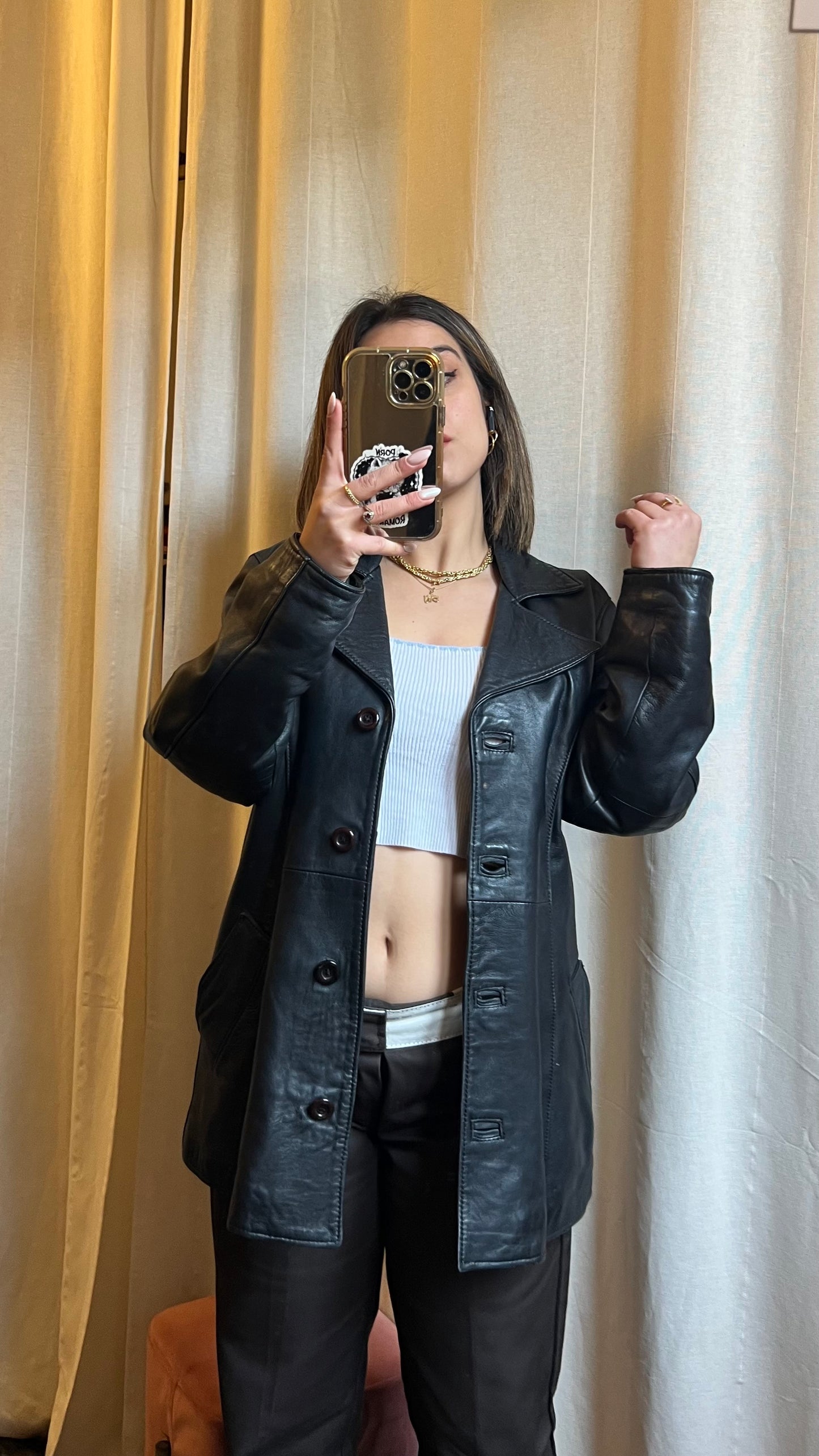Giacca in pelle