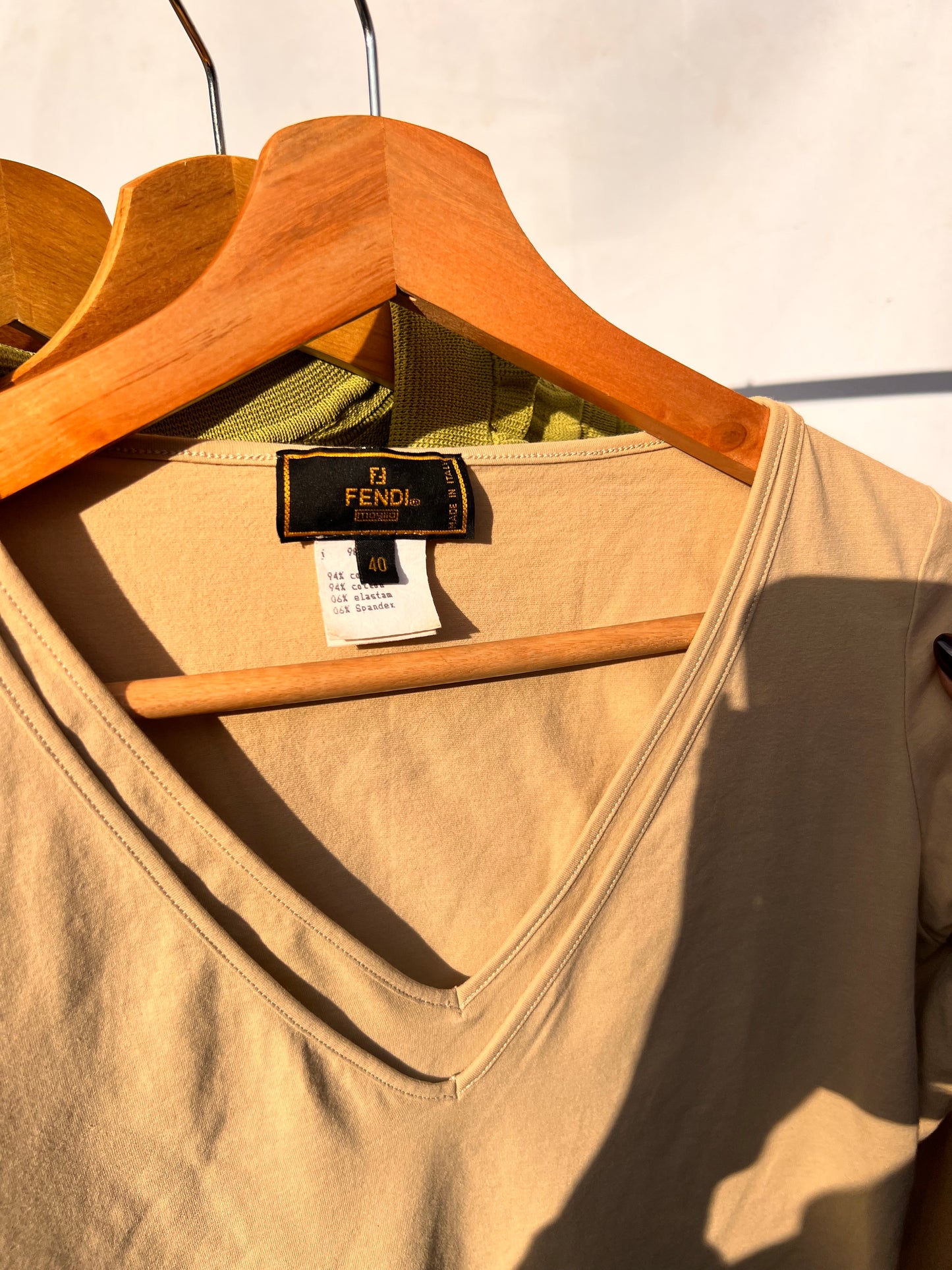 Maglia Fendi con maniche a 3/4 fendi