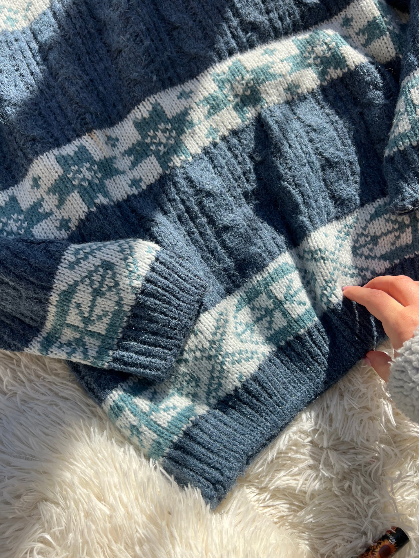 Maglione over in lana