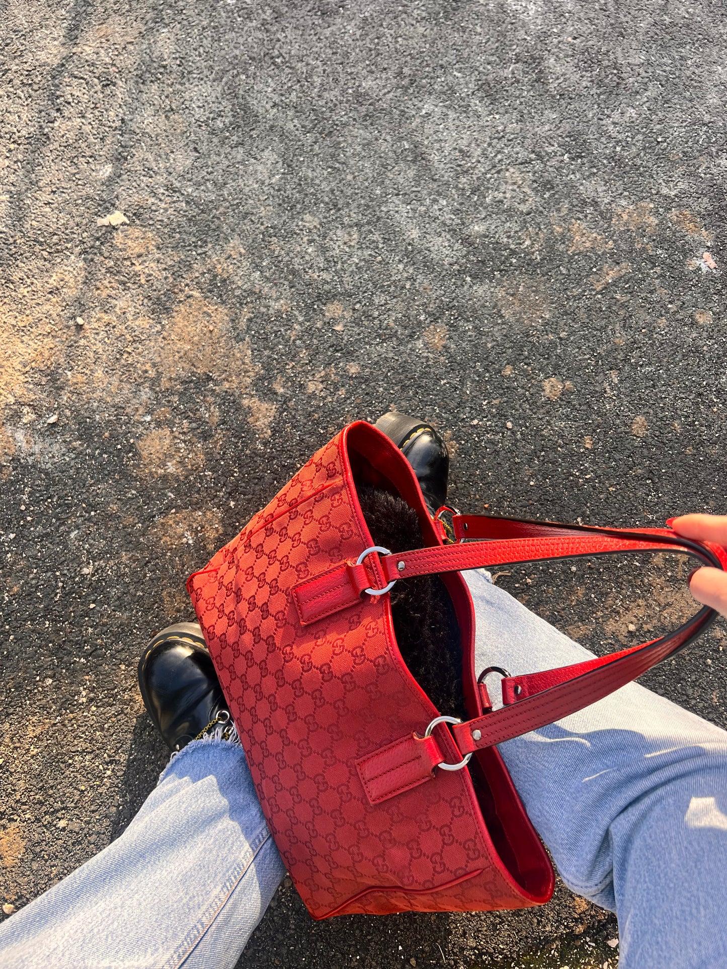 Shopper Gucci rossa
