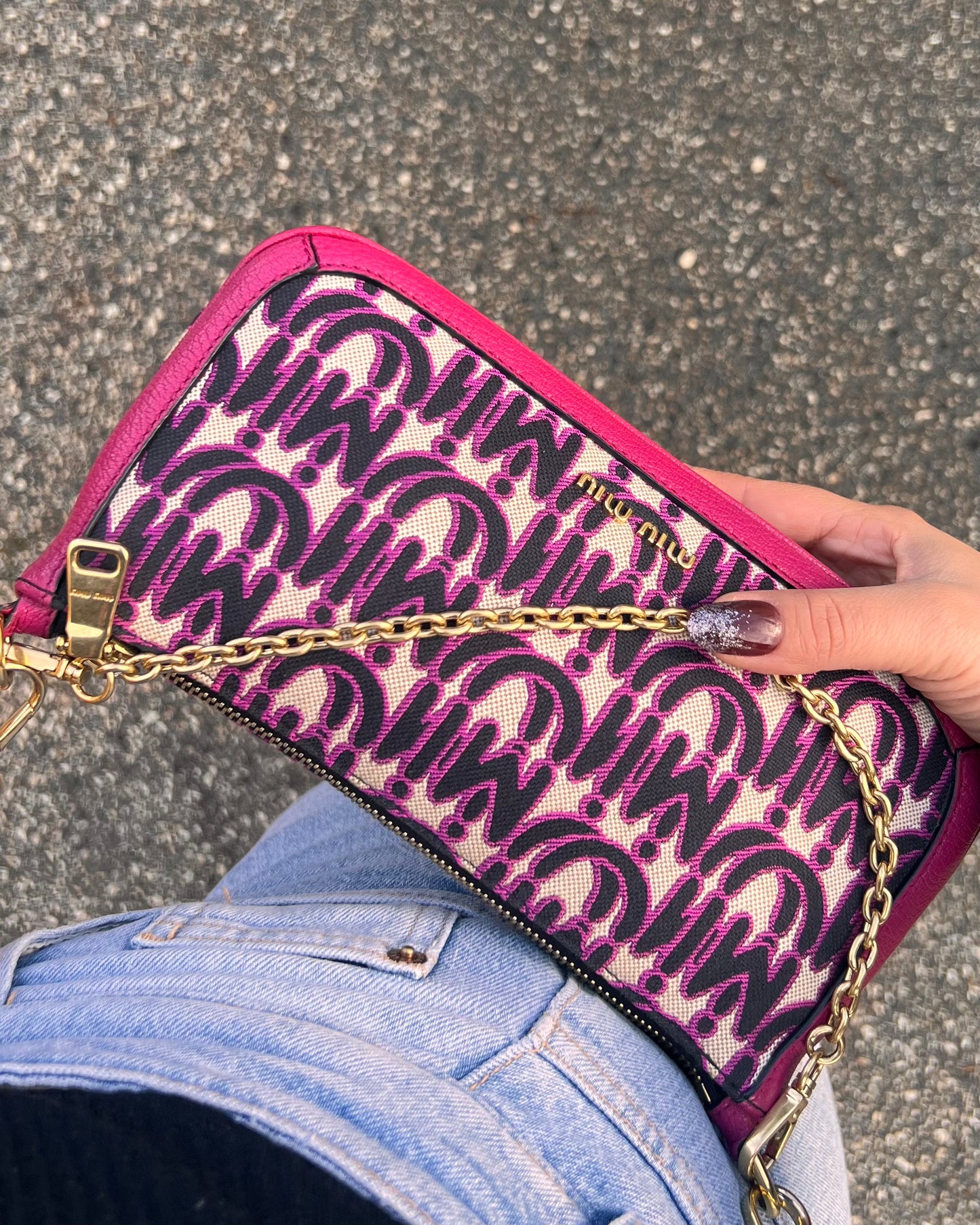 Borsa Miu Miu monogram
