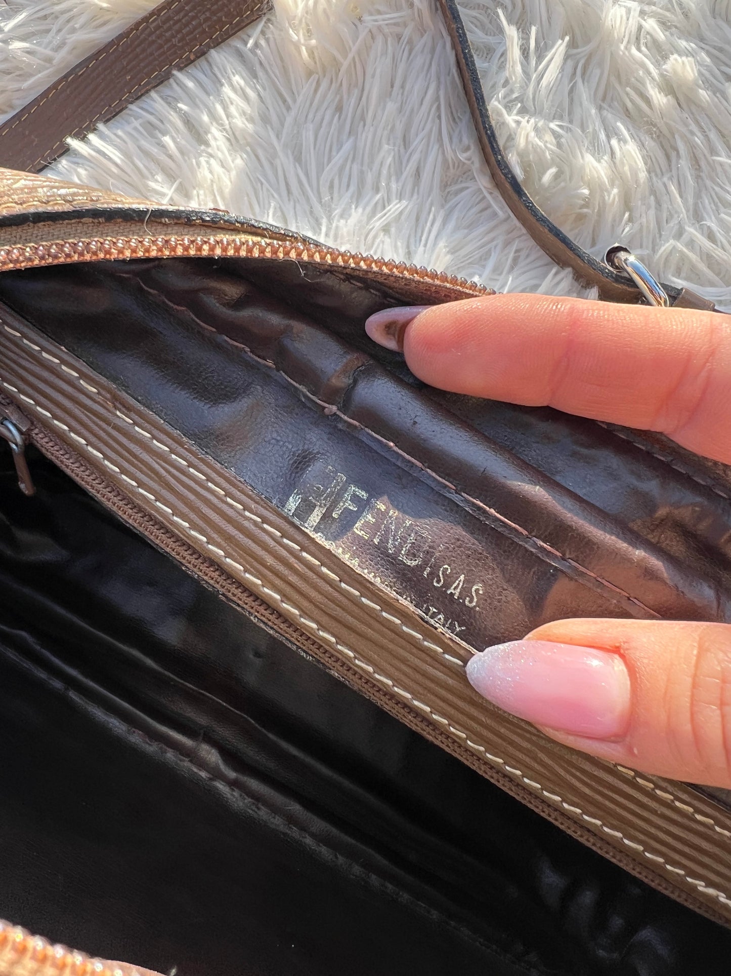 Borsa Fendi zucchino