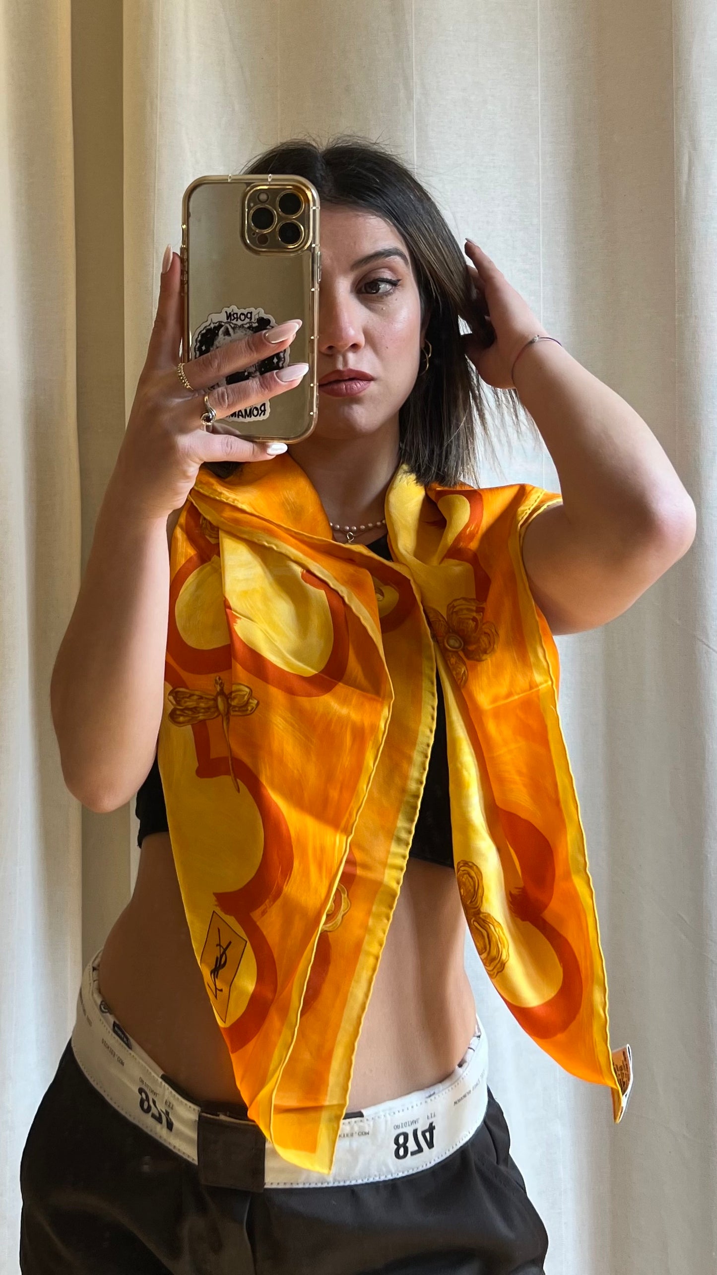 Foulard Yves Saint Laurent vintage
