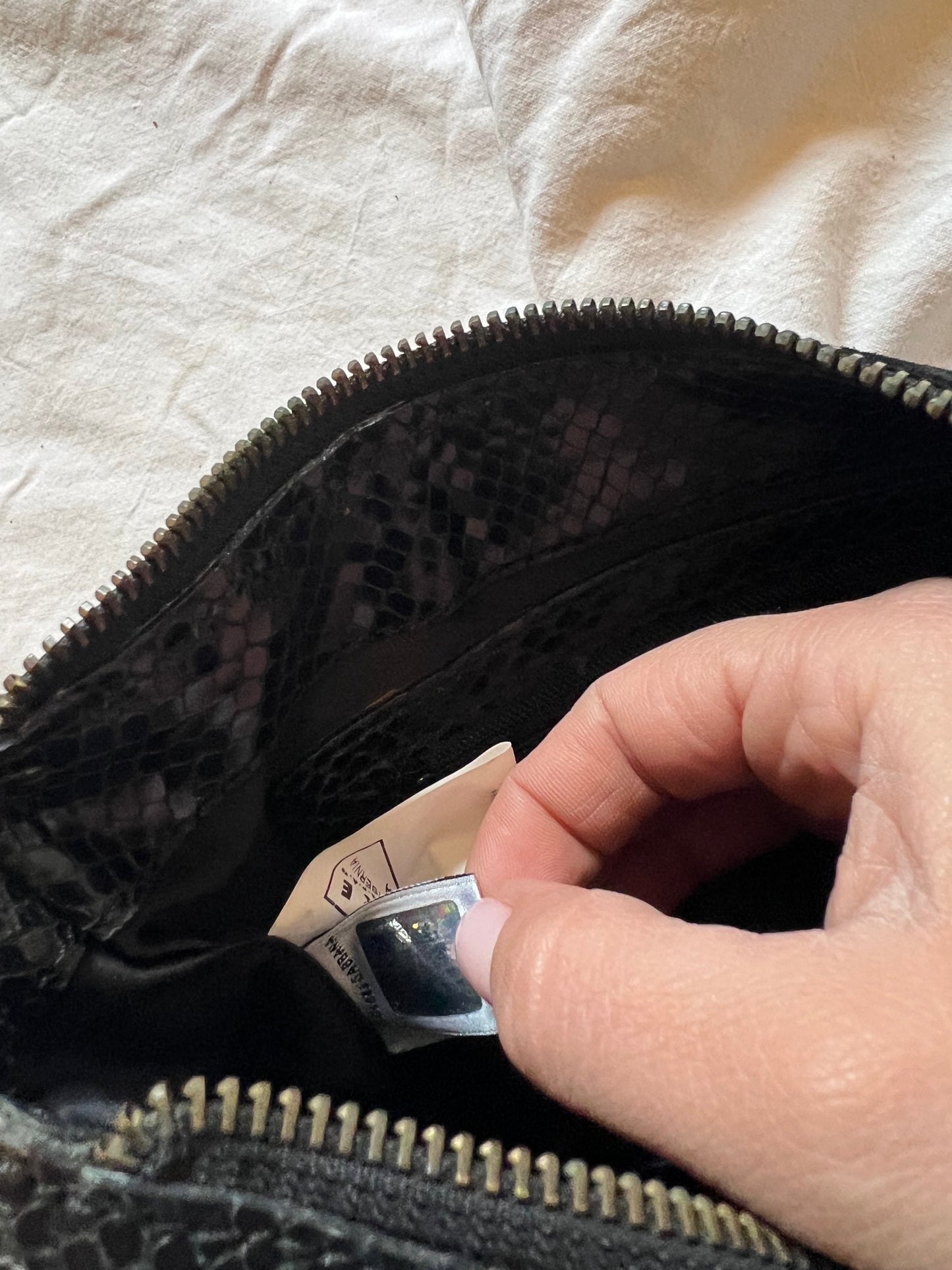 Borsa a spalla D&G Dolce & Gabbana Vintage - Mix Texture & Shearling