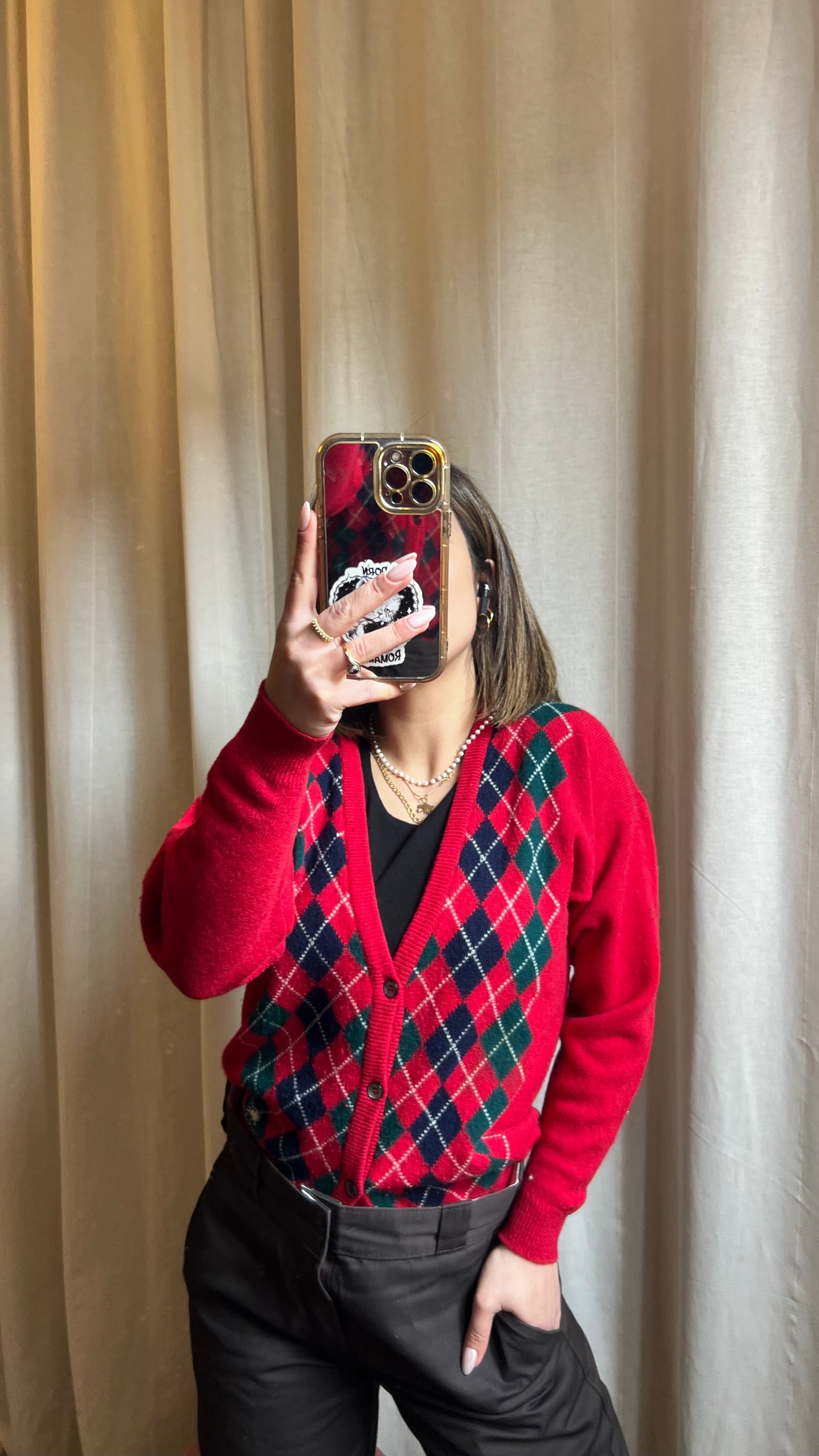 Cardigan Burberry vintage