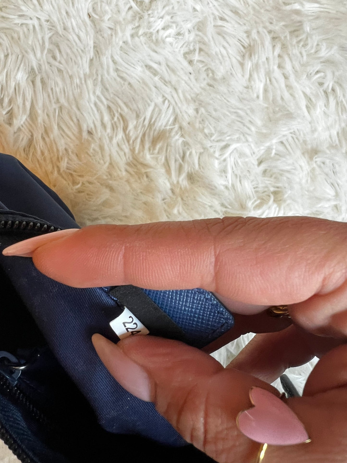 Pochette Prada in Nylon Blu