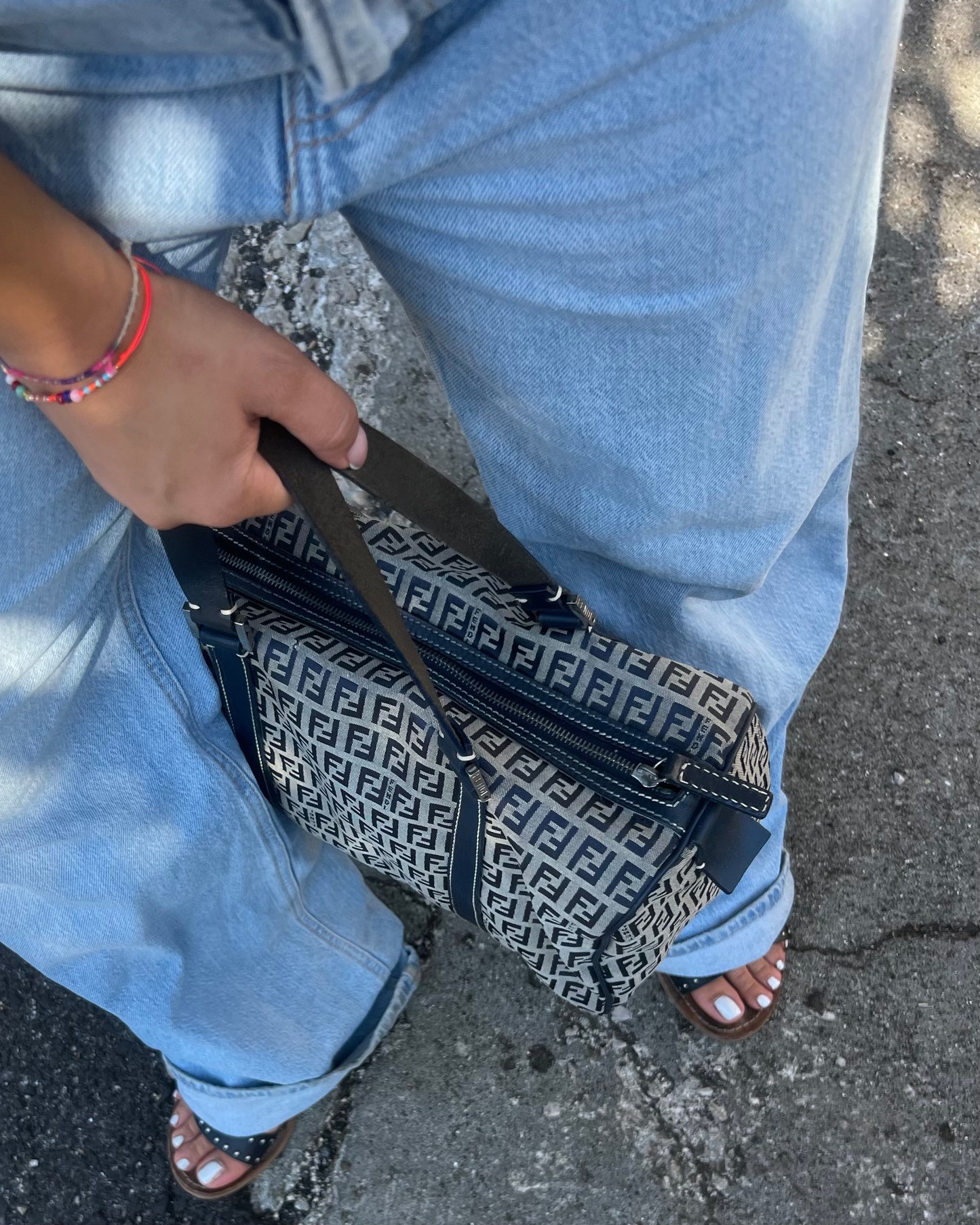 Bauletto Fendi zucchino