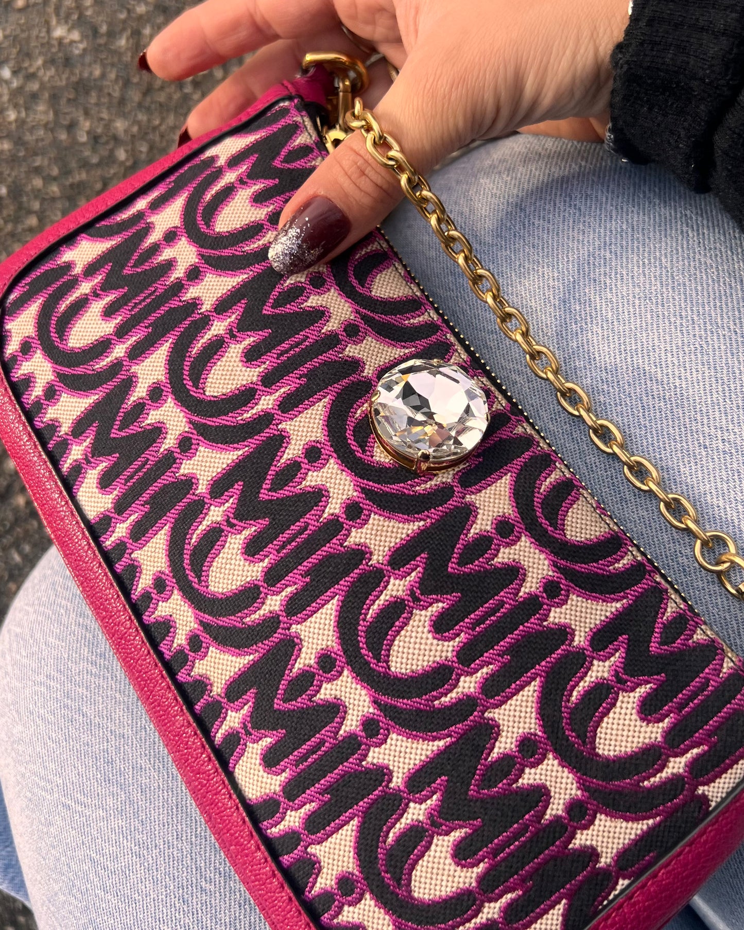 Borsa Miu Miu monogram