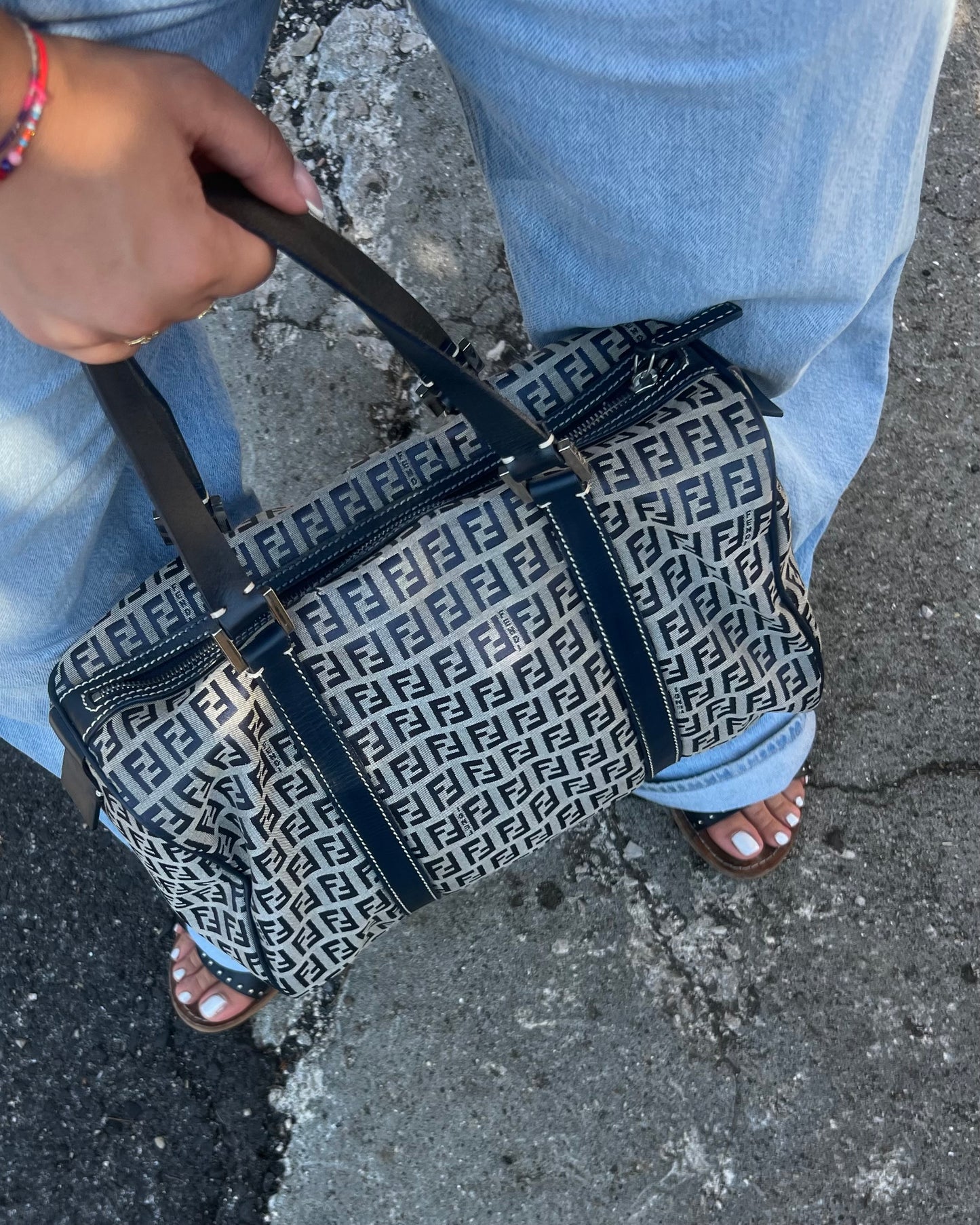 Bauletto Fendi zucchino