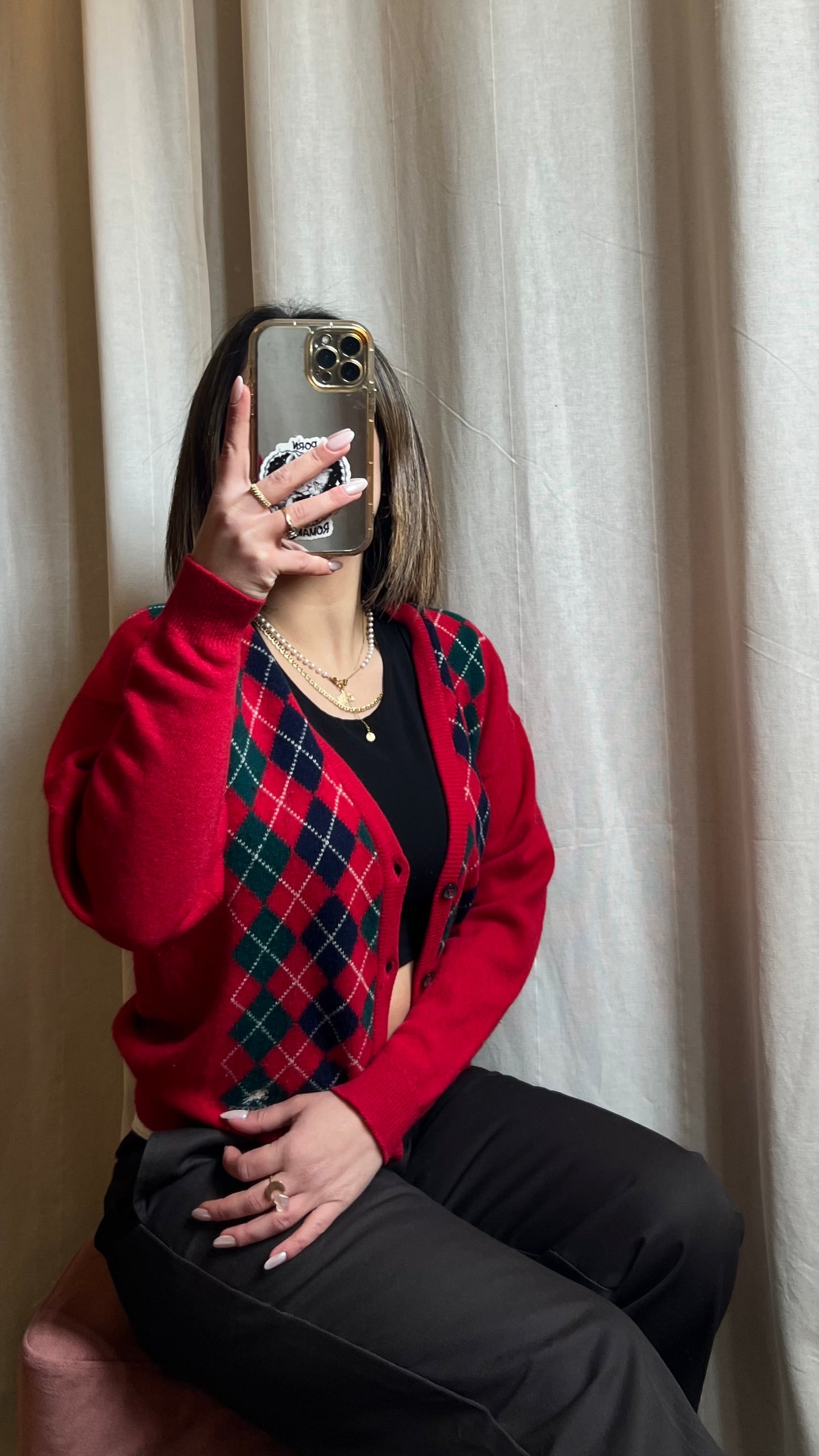 Cardigan Burberry vintage