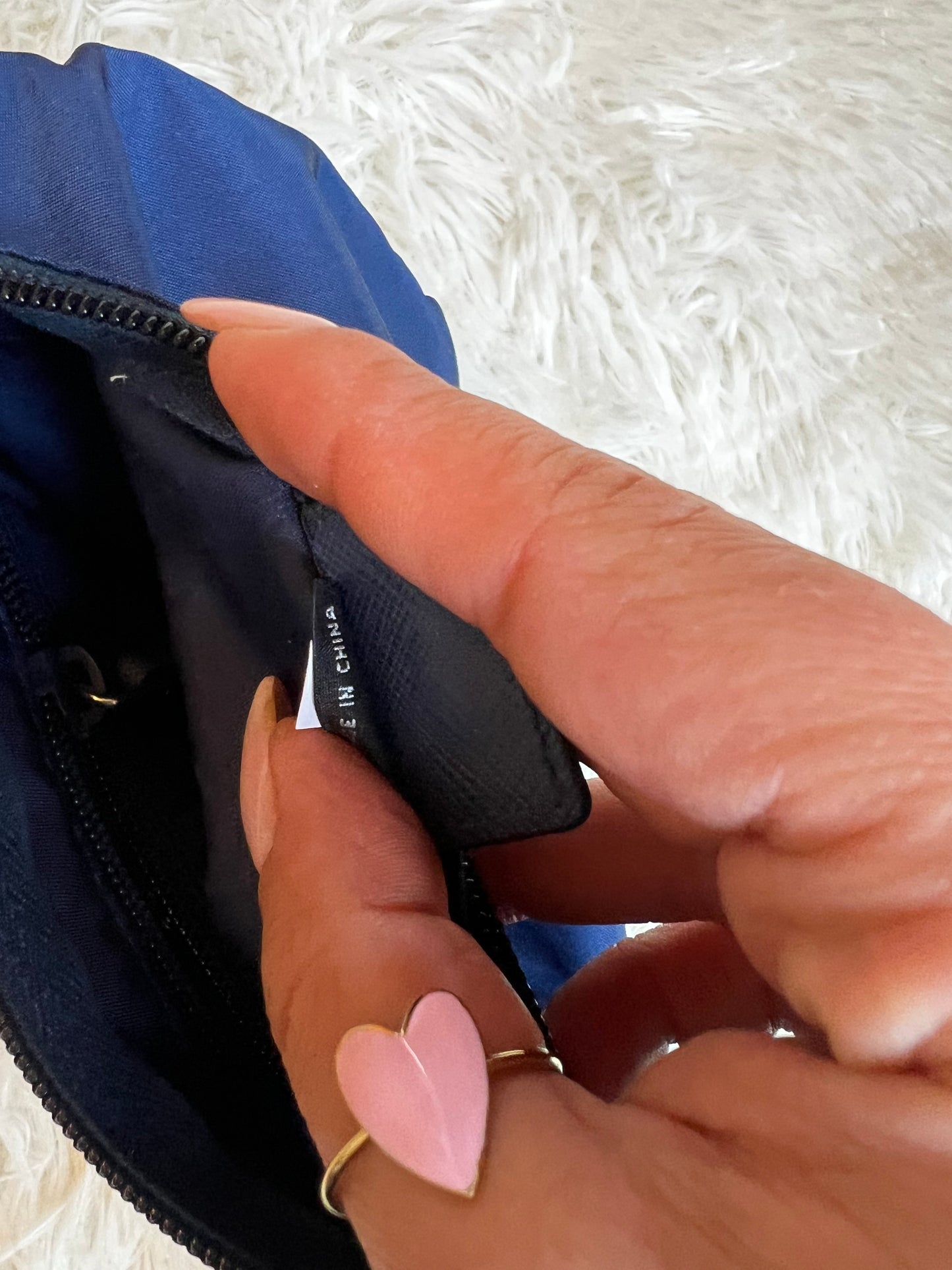 Pochette Prada in Nylon Blu
