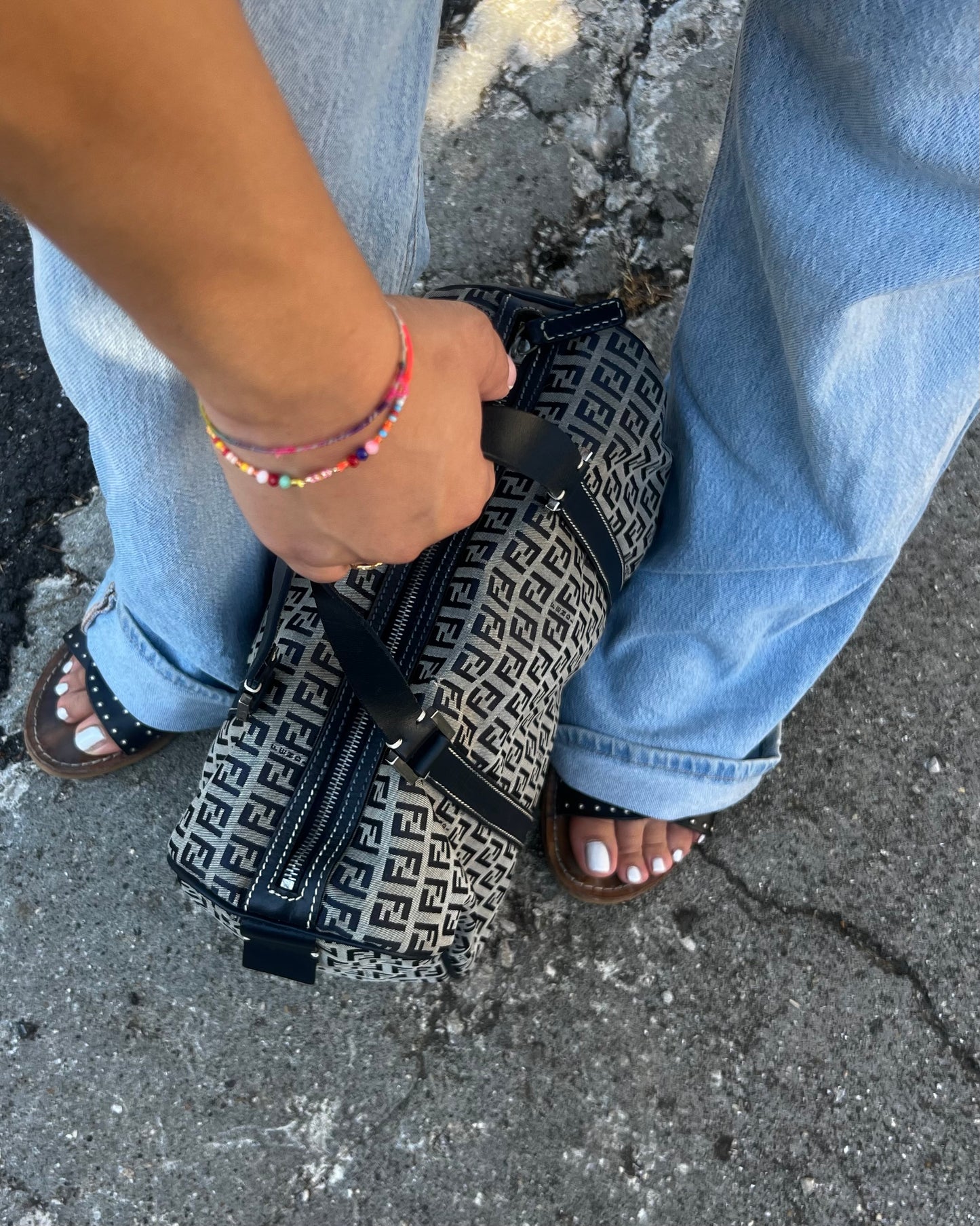 Bauletto Fendi zucchino