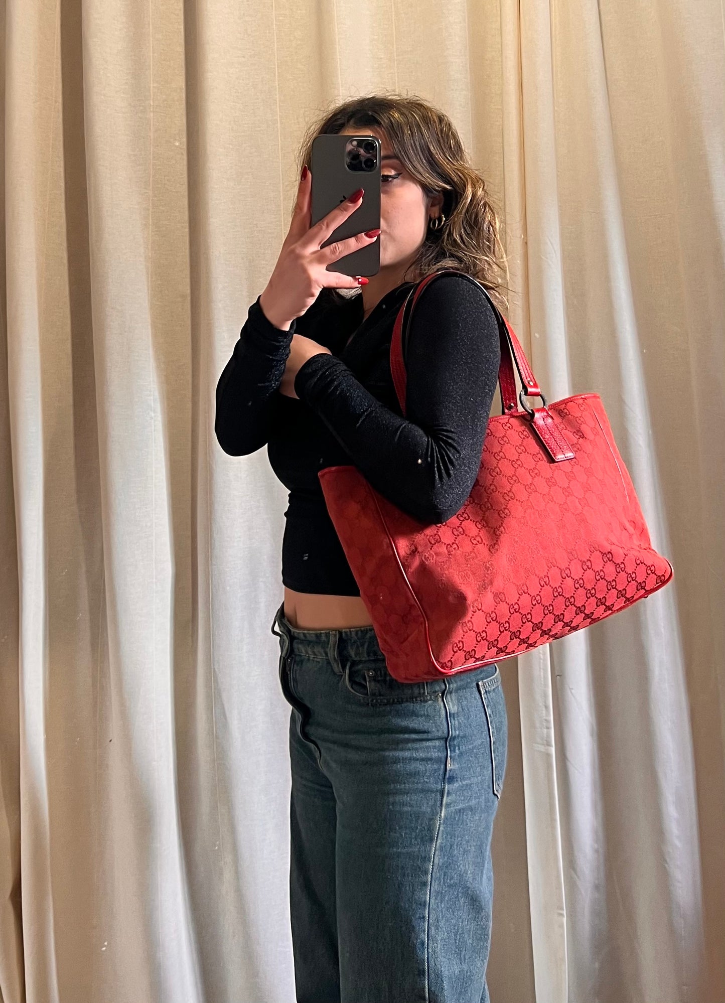 Shopper Gucci rossa