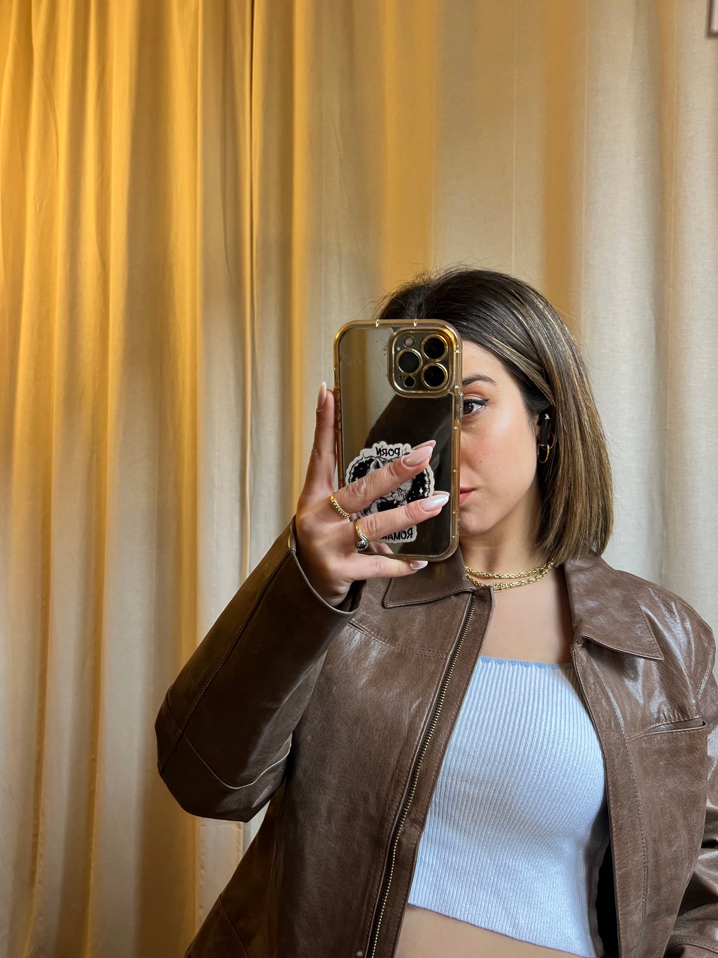 Giacca in vera pelle