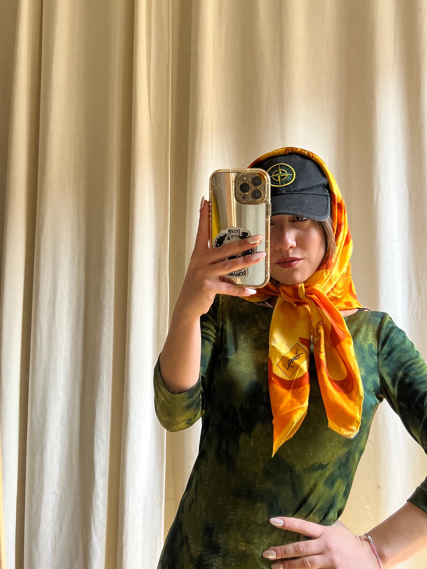 Foulard Yves Saint Laurent vintage