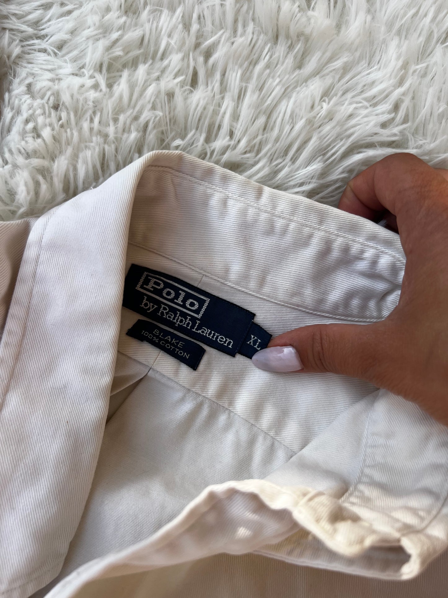 Camicia oversize ralph lauren