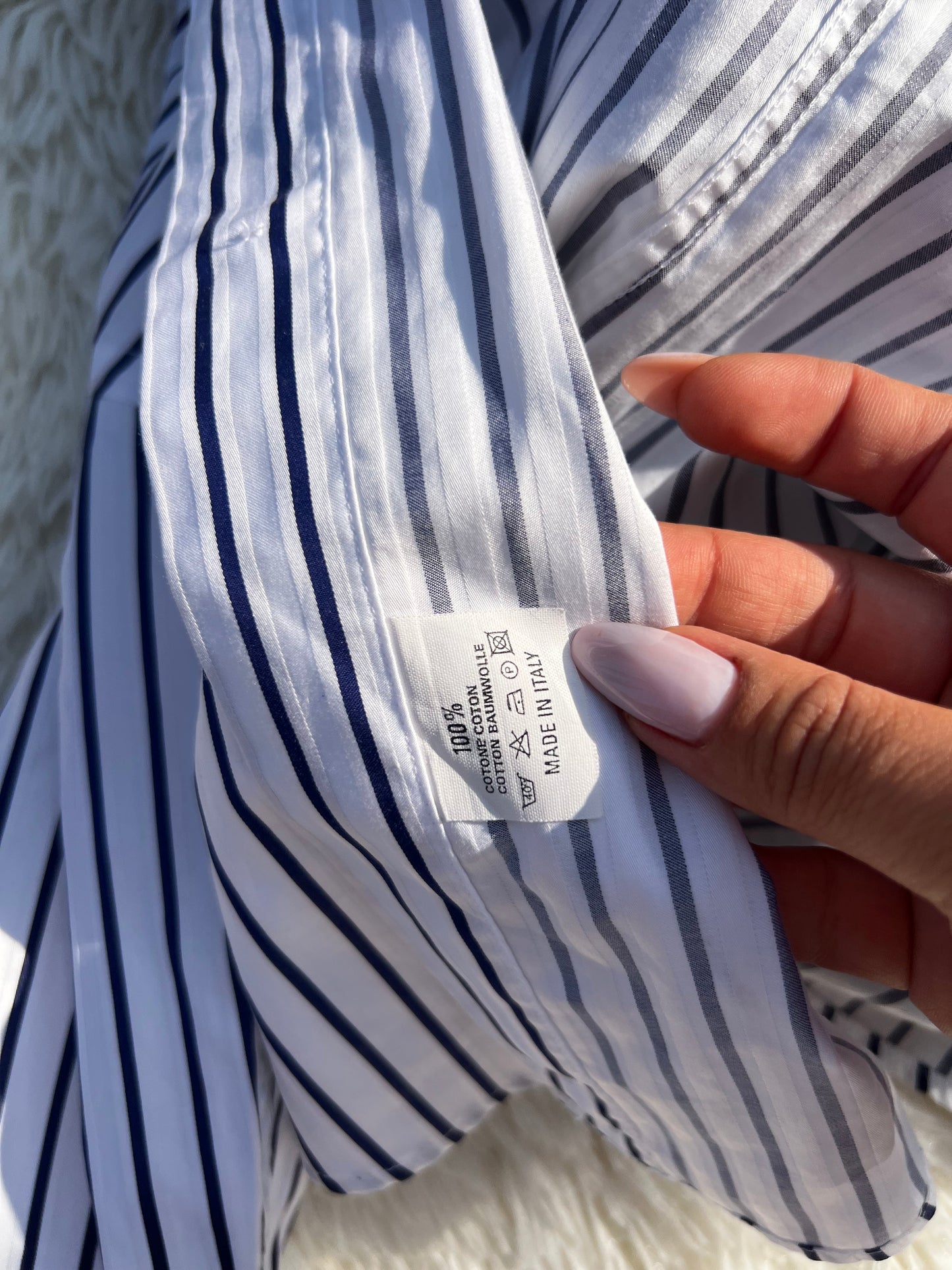 Camicia, mini dress,Etro blu e bianca