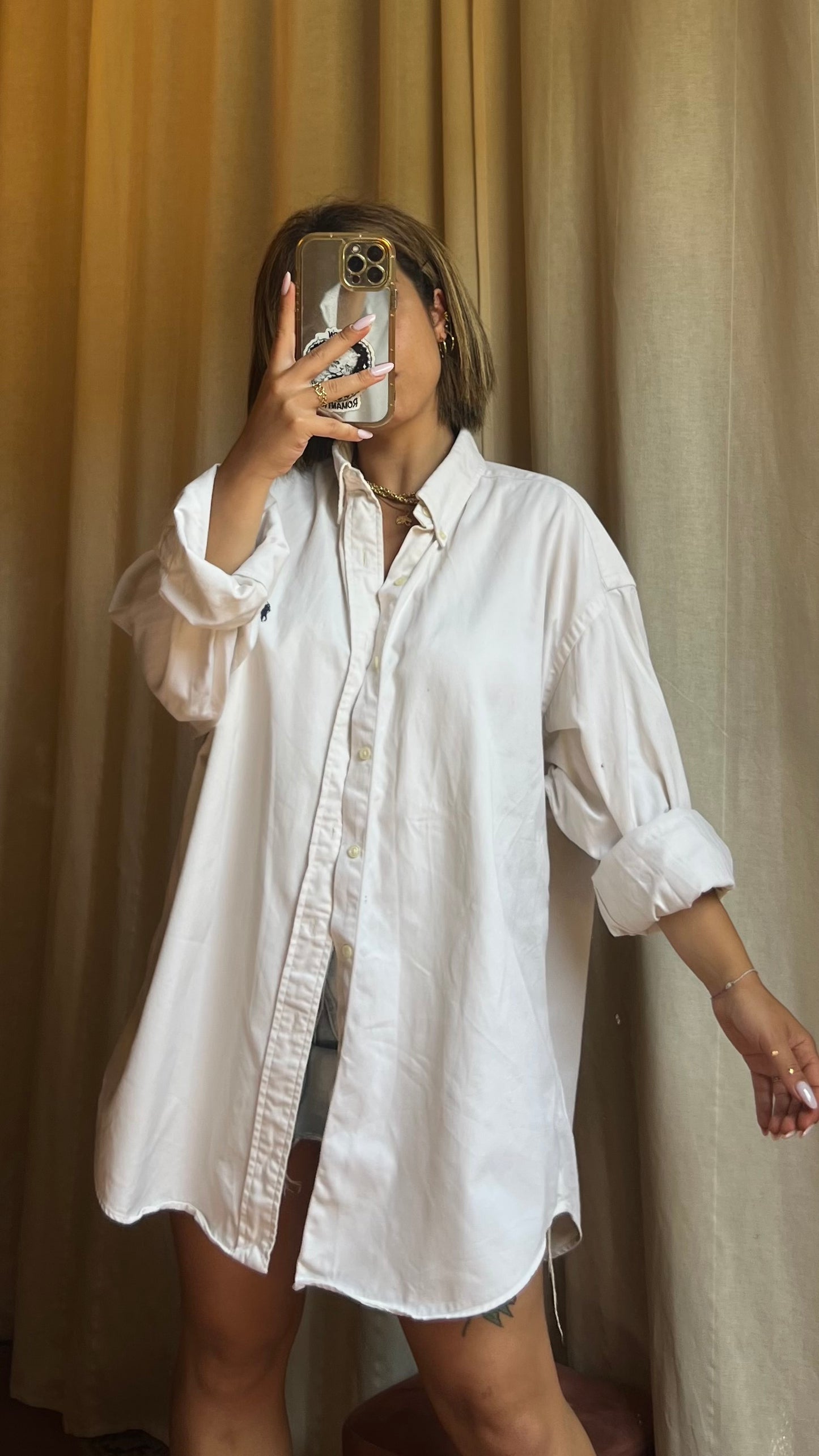 Camicia oversize ralph lauren
