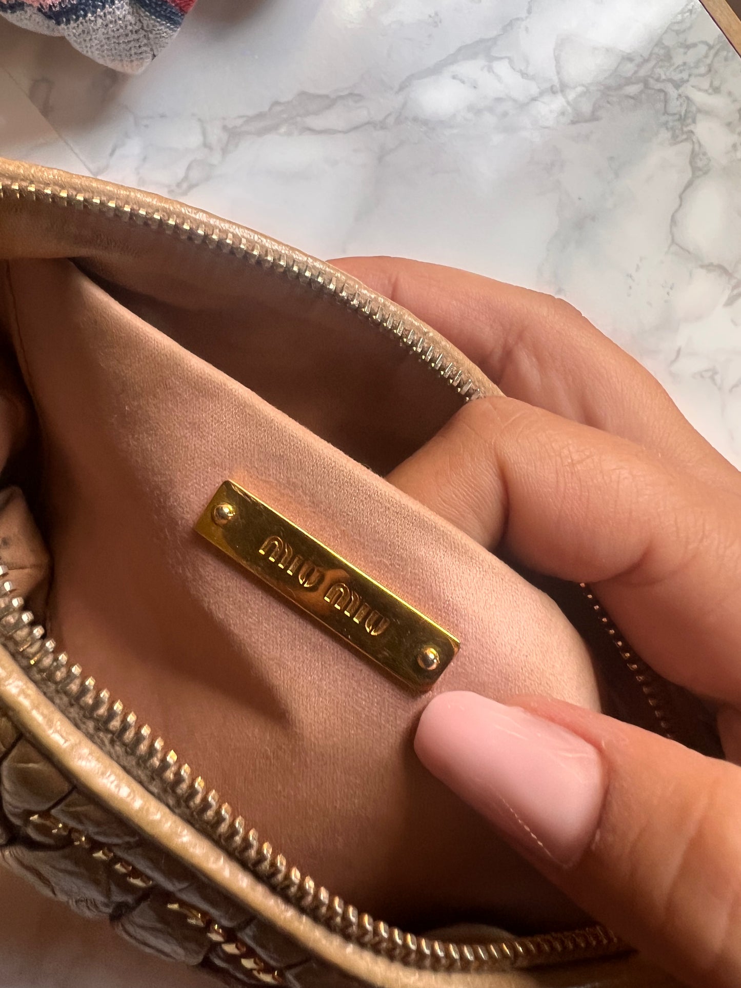 Borsa Miu Miu matelasse
