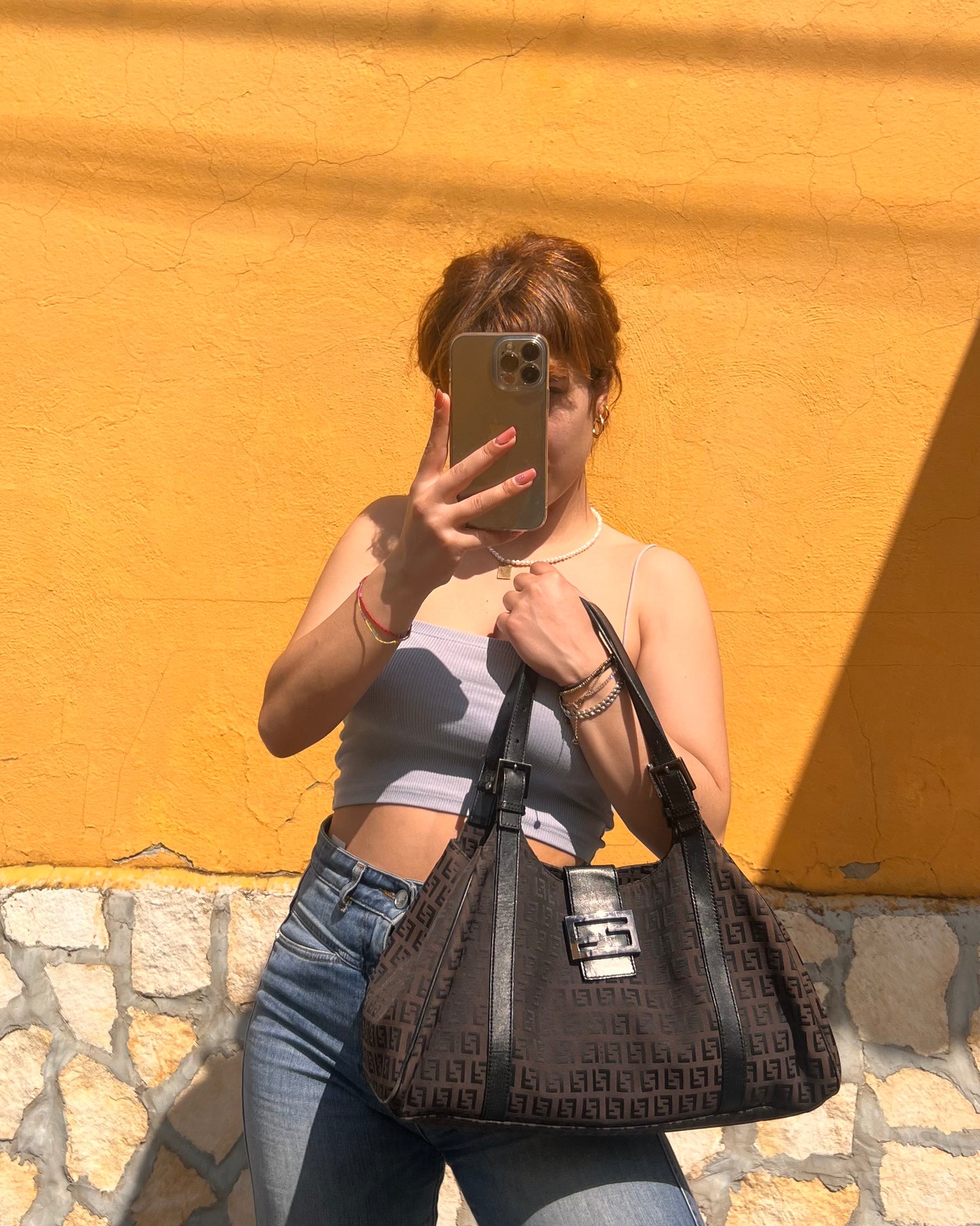 Borsa Fendi zucchino