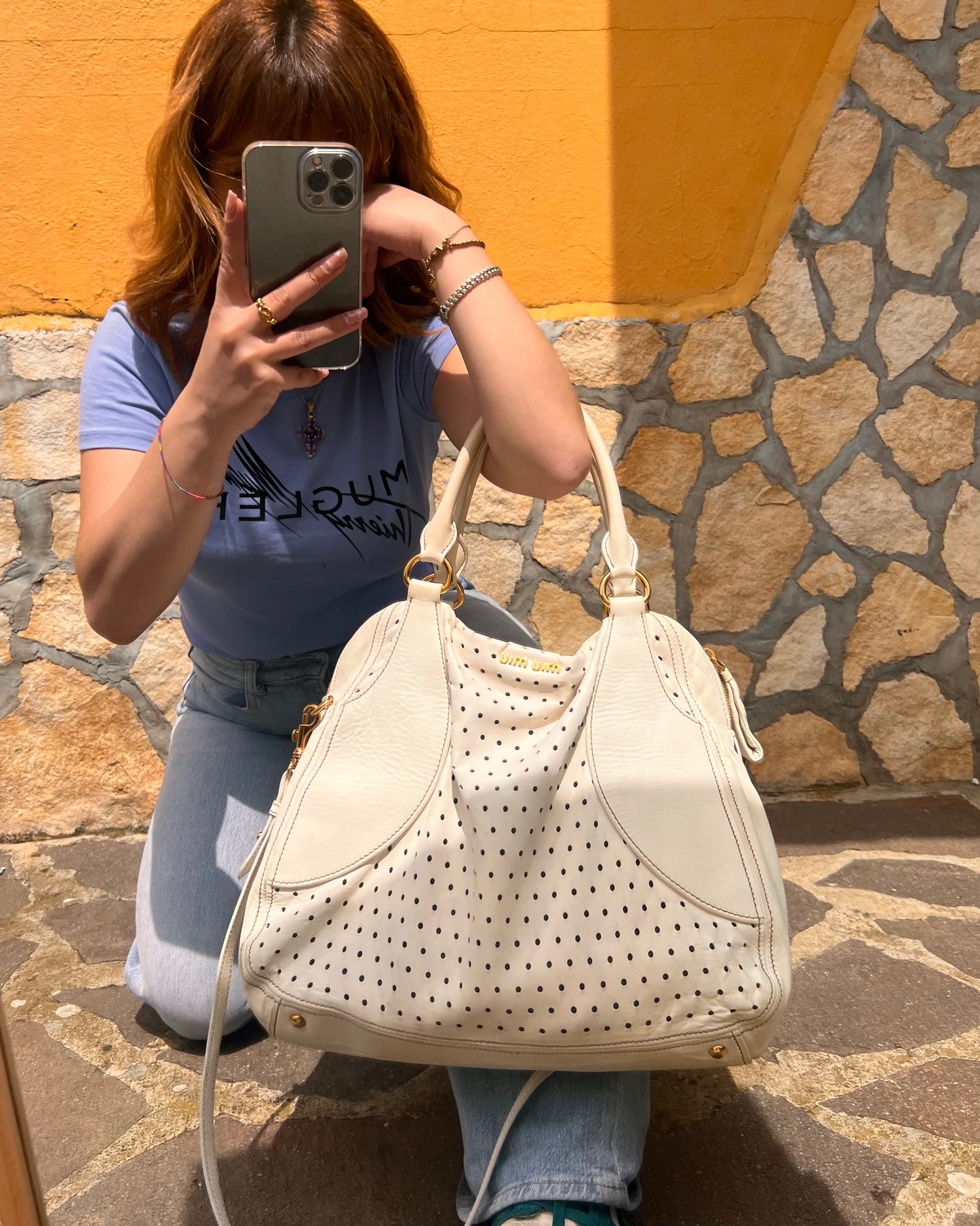 Maxi borsa Miu Miu