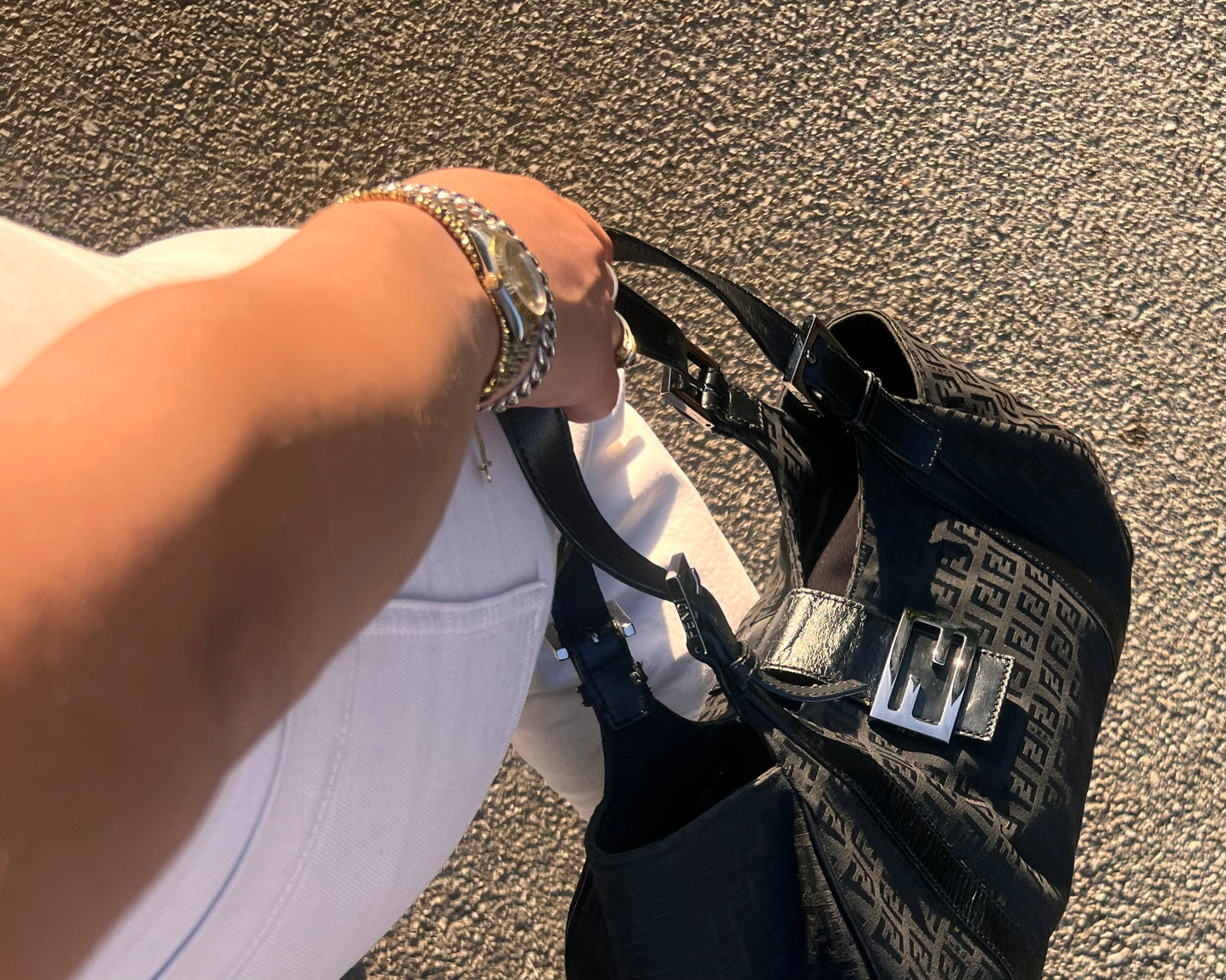 Borsa Fendi zucchino