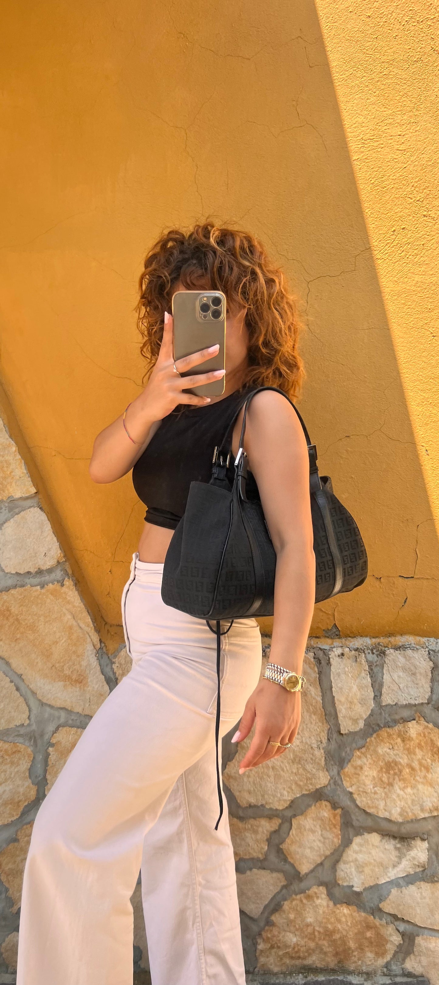 Borsa Fendi zucchino