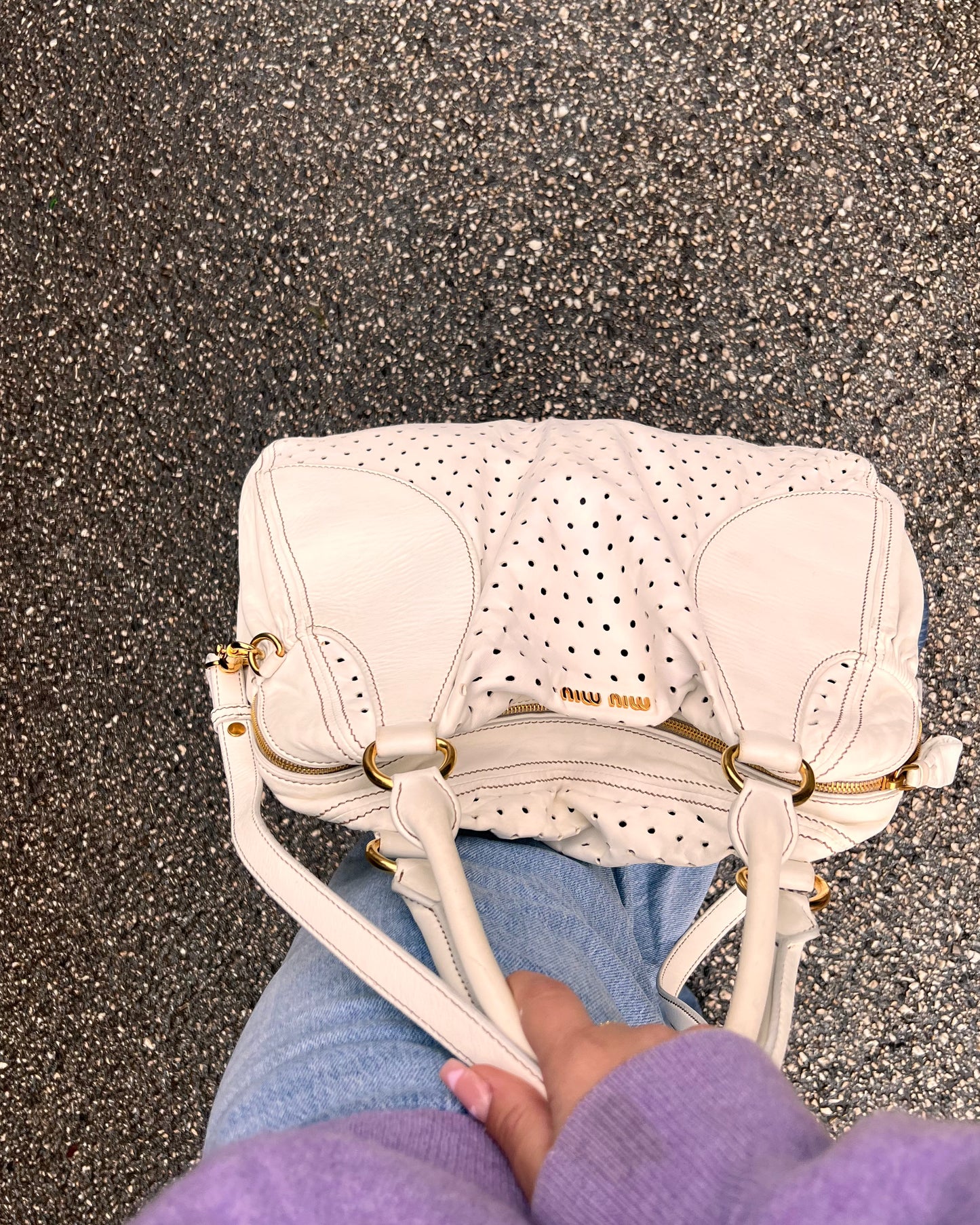 Maxi borsa Miu Miu