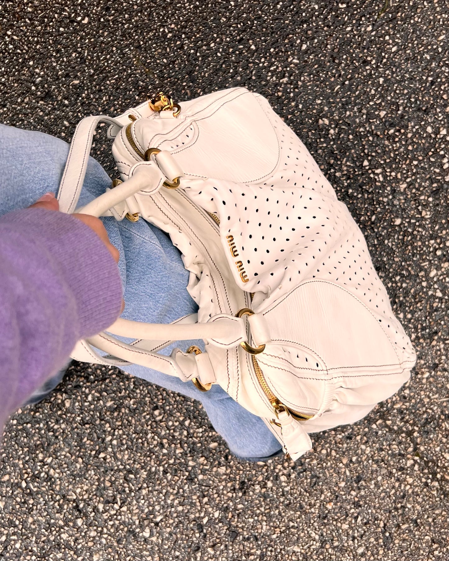 Maxi borsa Miu Miu