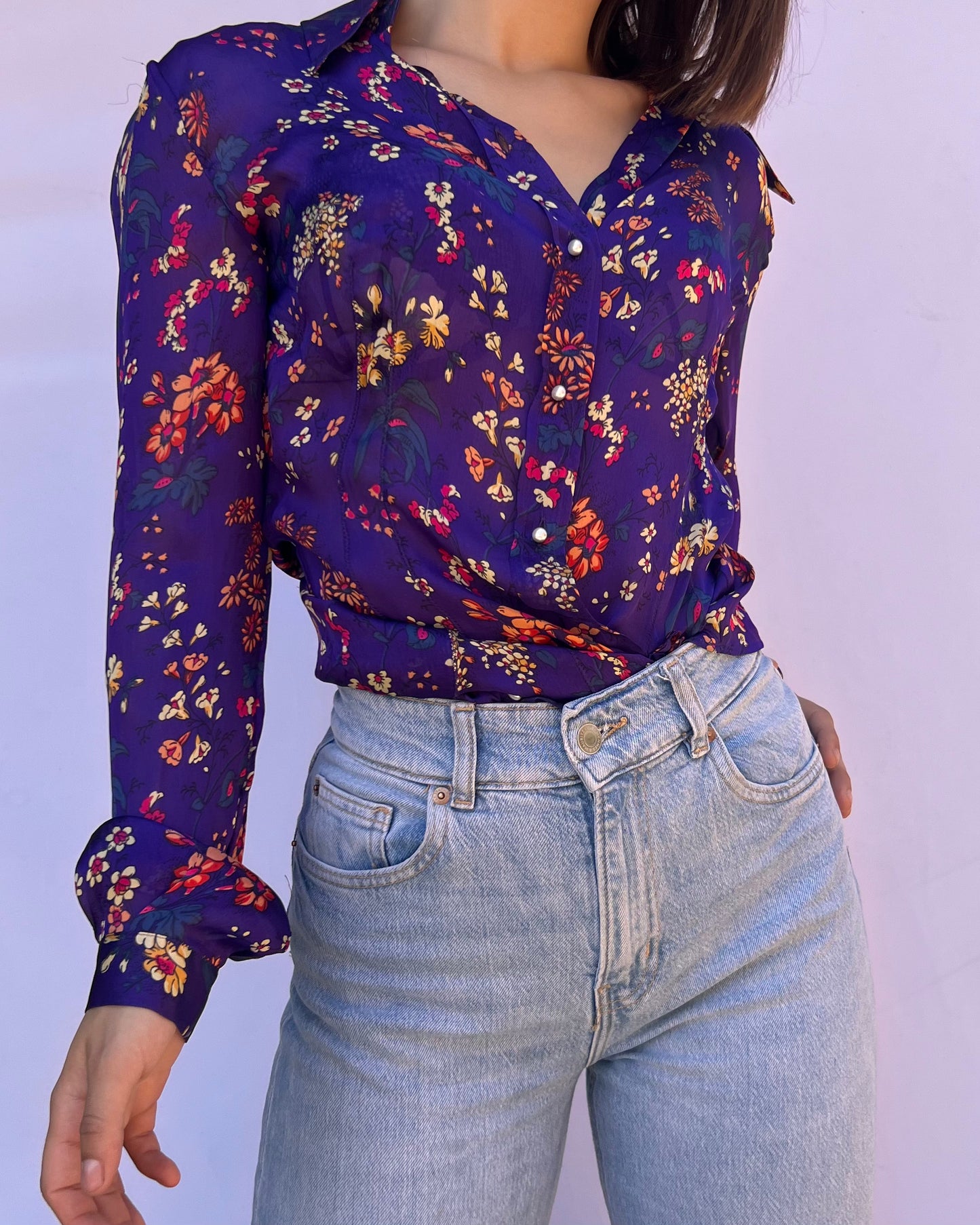 Camicia in seta Dolce e Gabbana vintage
